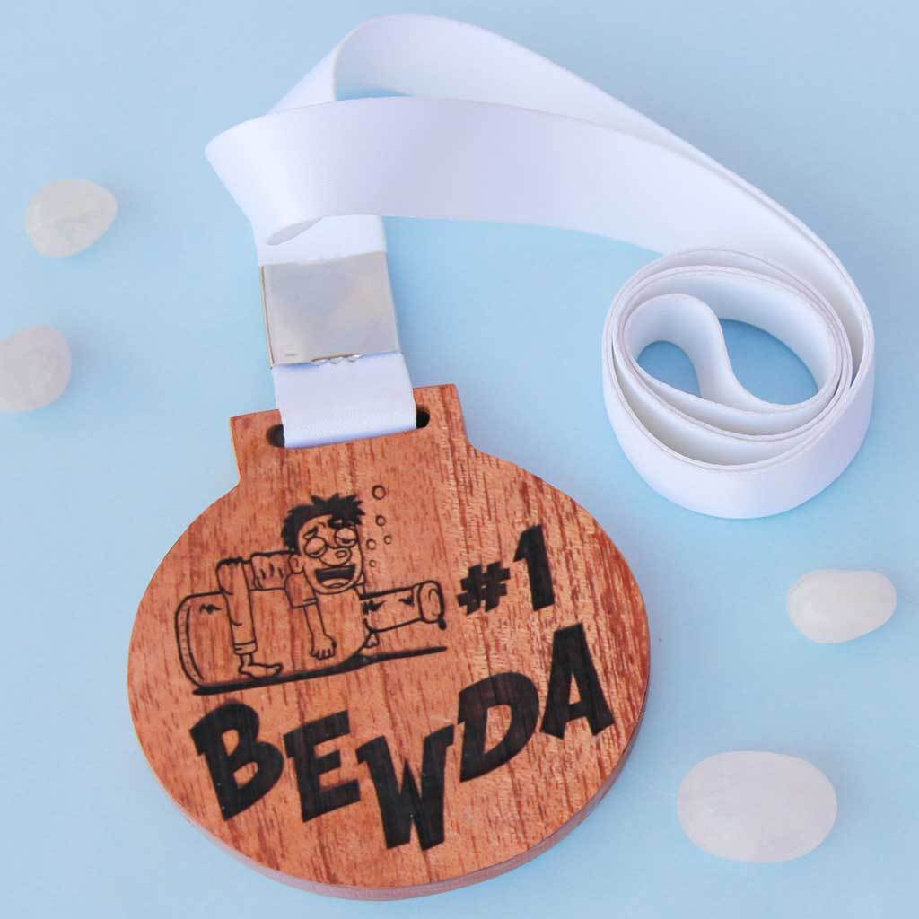 #1 Bewda Wooden Medal