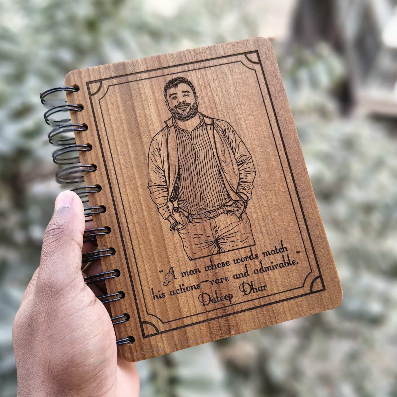 Customize your own wooden notebook - Image 15