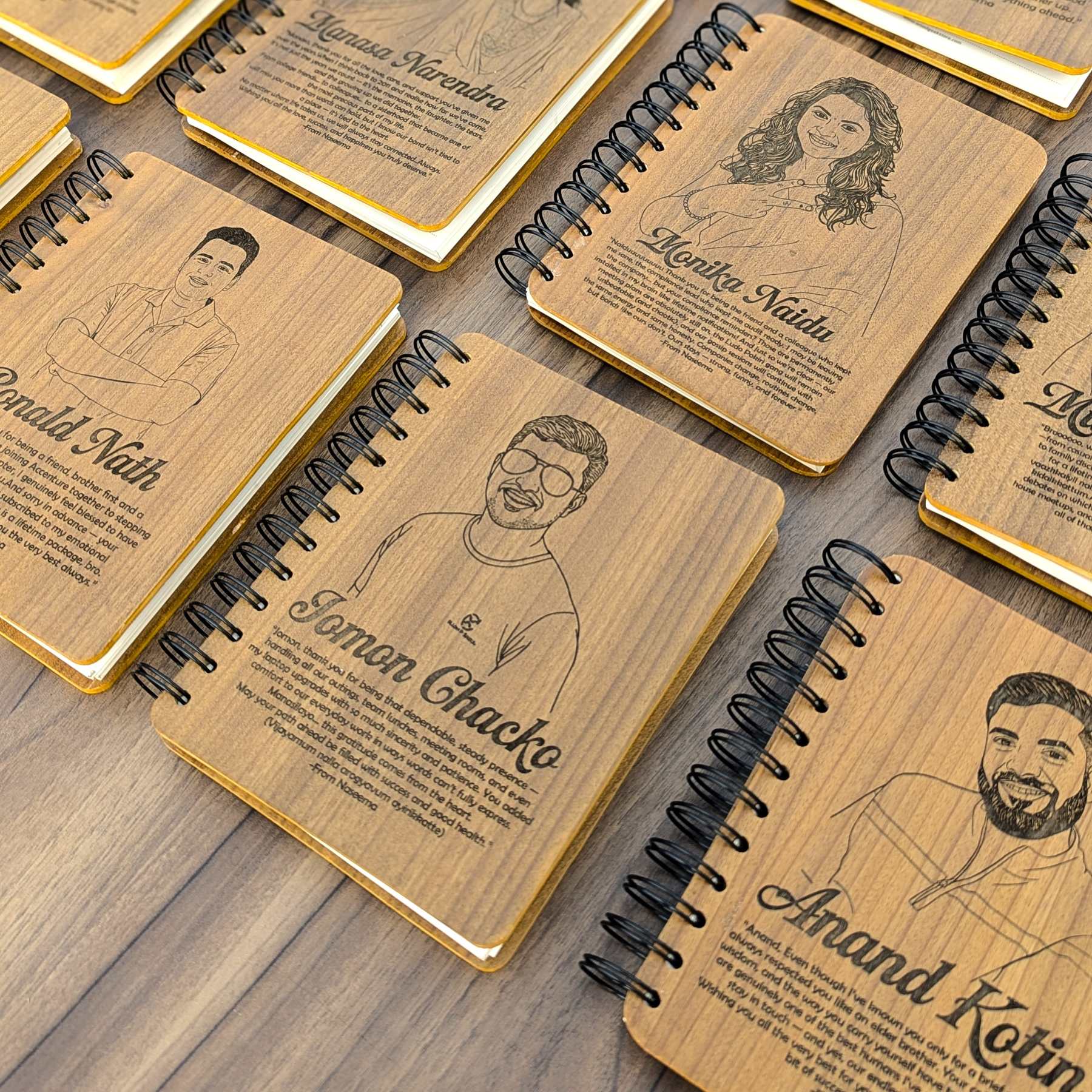 Customize your own wooden notebook - Image 6