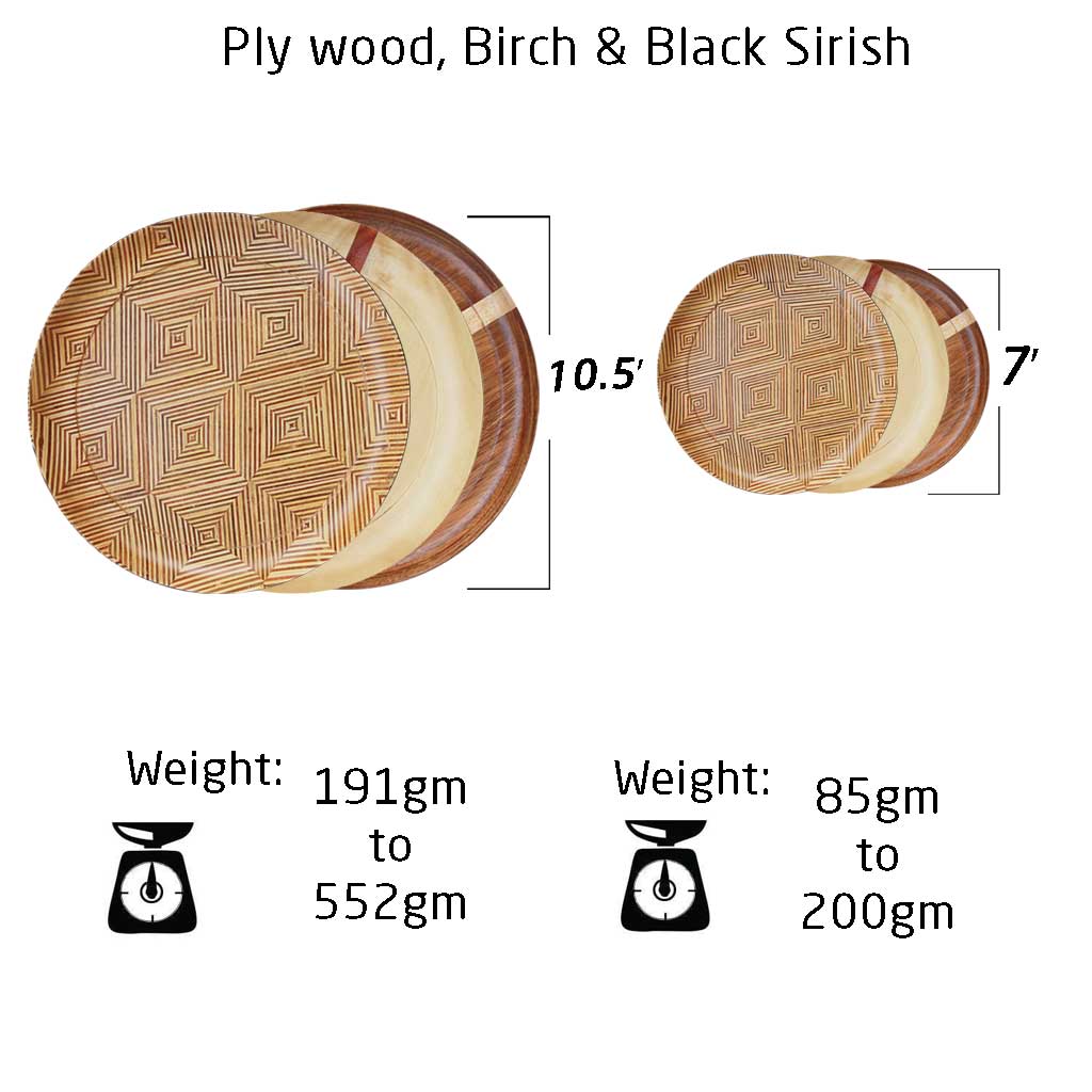 Teak Wood Dinner Plate & Quarter Plate Set | Premium Wood Serving Plate - Image 7