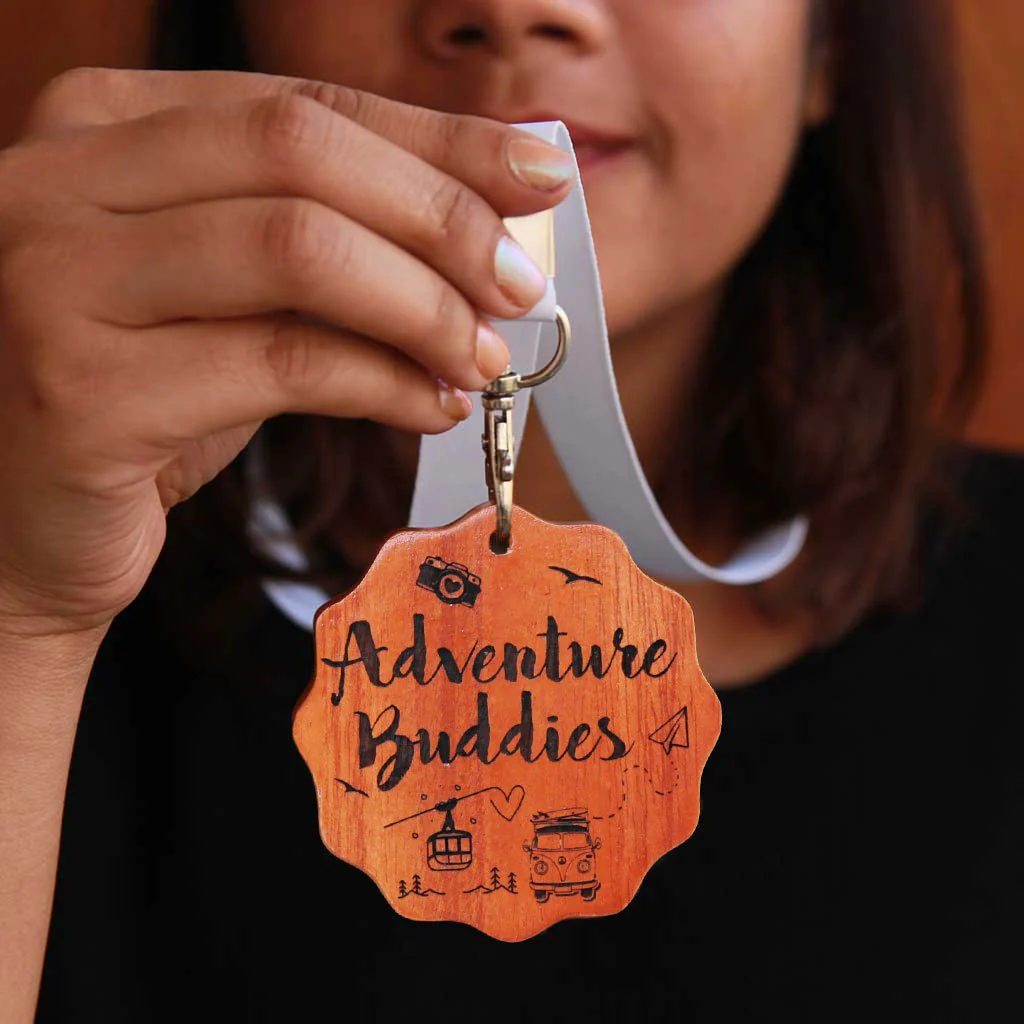Adventure Buddies Wooden Medal - Image 3