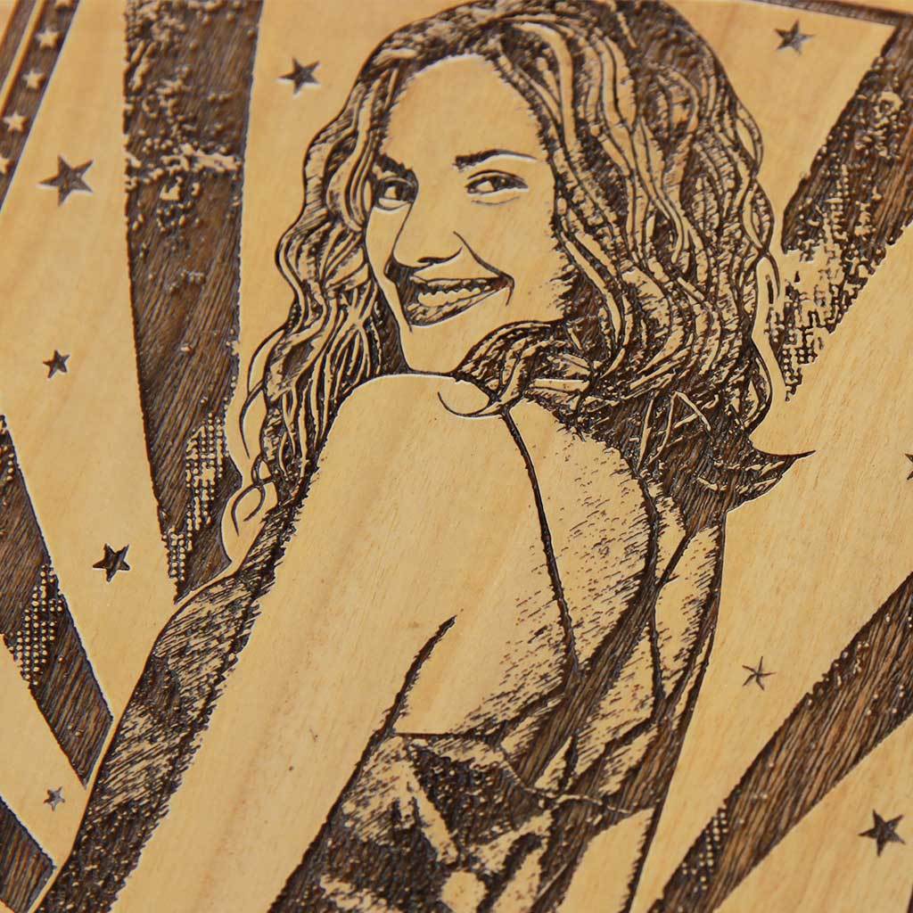 Almost Famous Carved Wooden Poster - Image 2