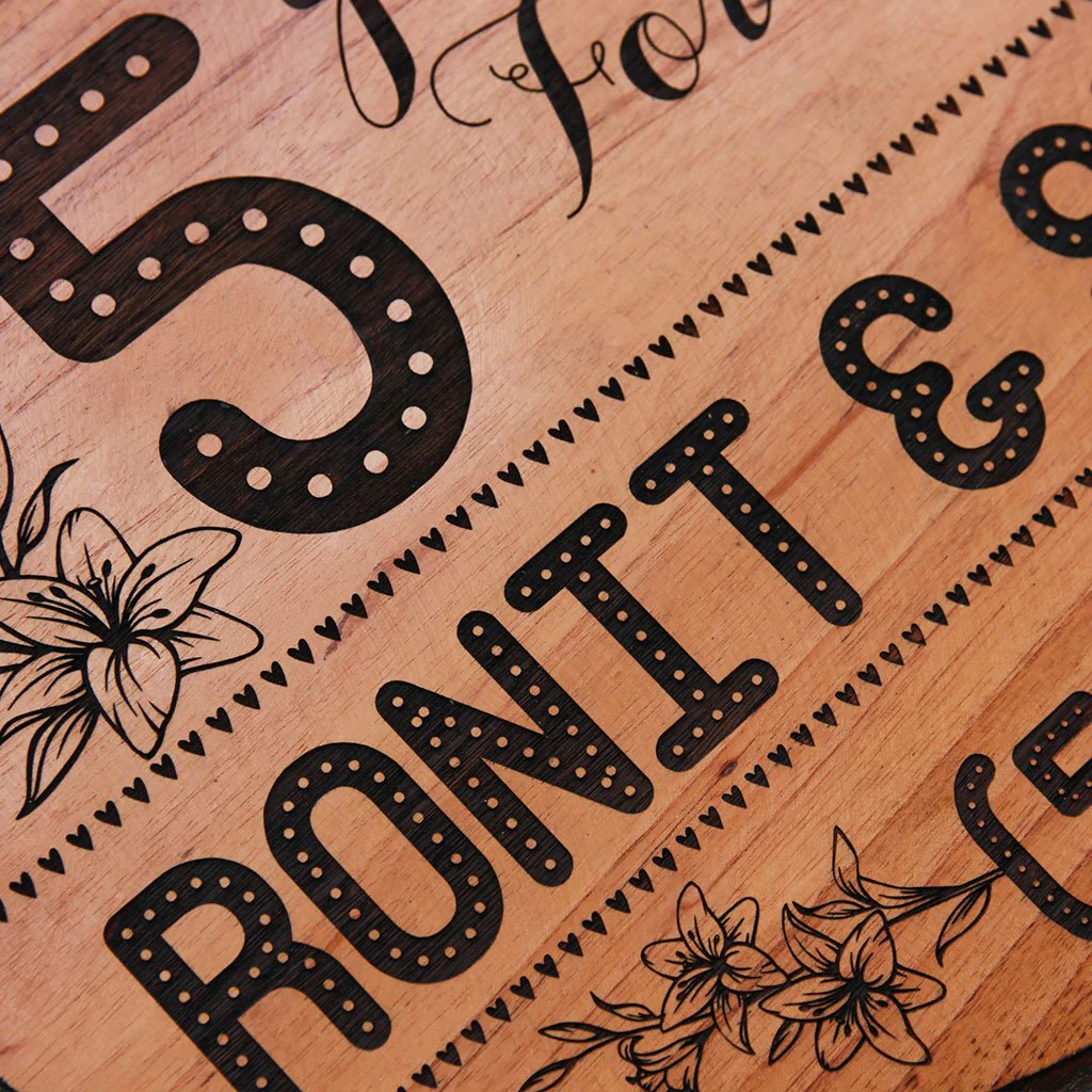 Forever To Go - Anniversary Hanging Wooden Sign - Image 5