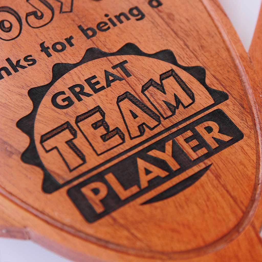Great Colleague/Team Mate Wooden Trophy | Customised Corporate Awards - Image 3