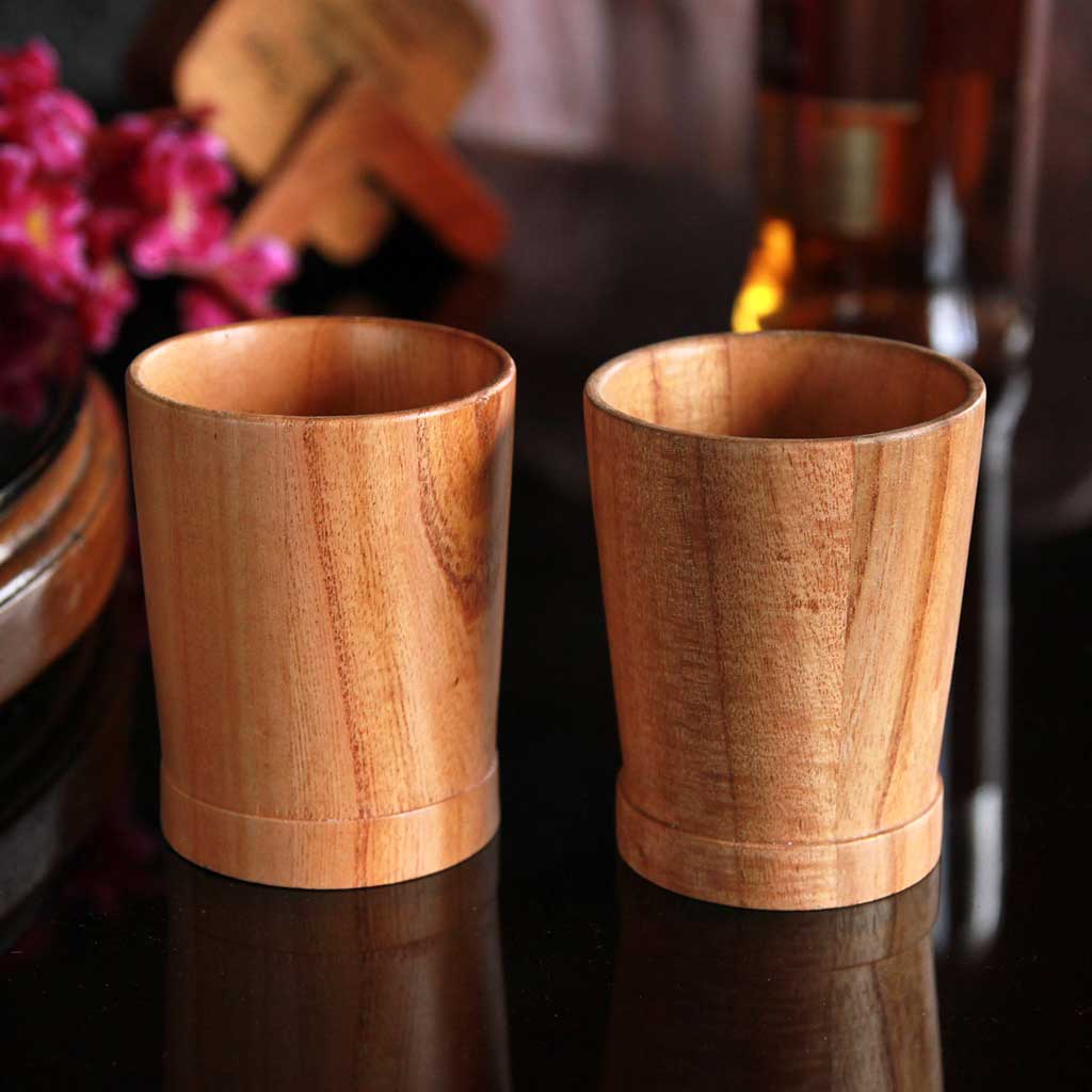 Blessed In Love Personalized Wooden Glasses | Birthday Gift For Husband & Wife - Image 4