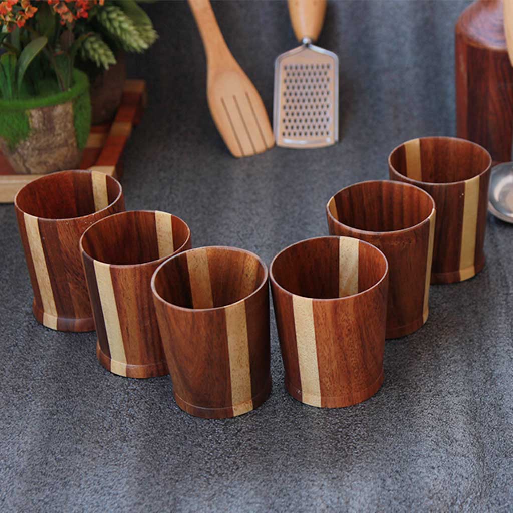 Blessed In Love Personalized Wooden Glasses | Birthday Gift For Husband & Wife - Image 6