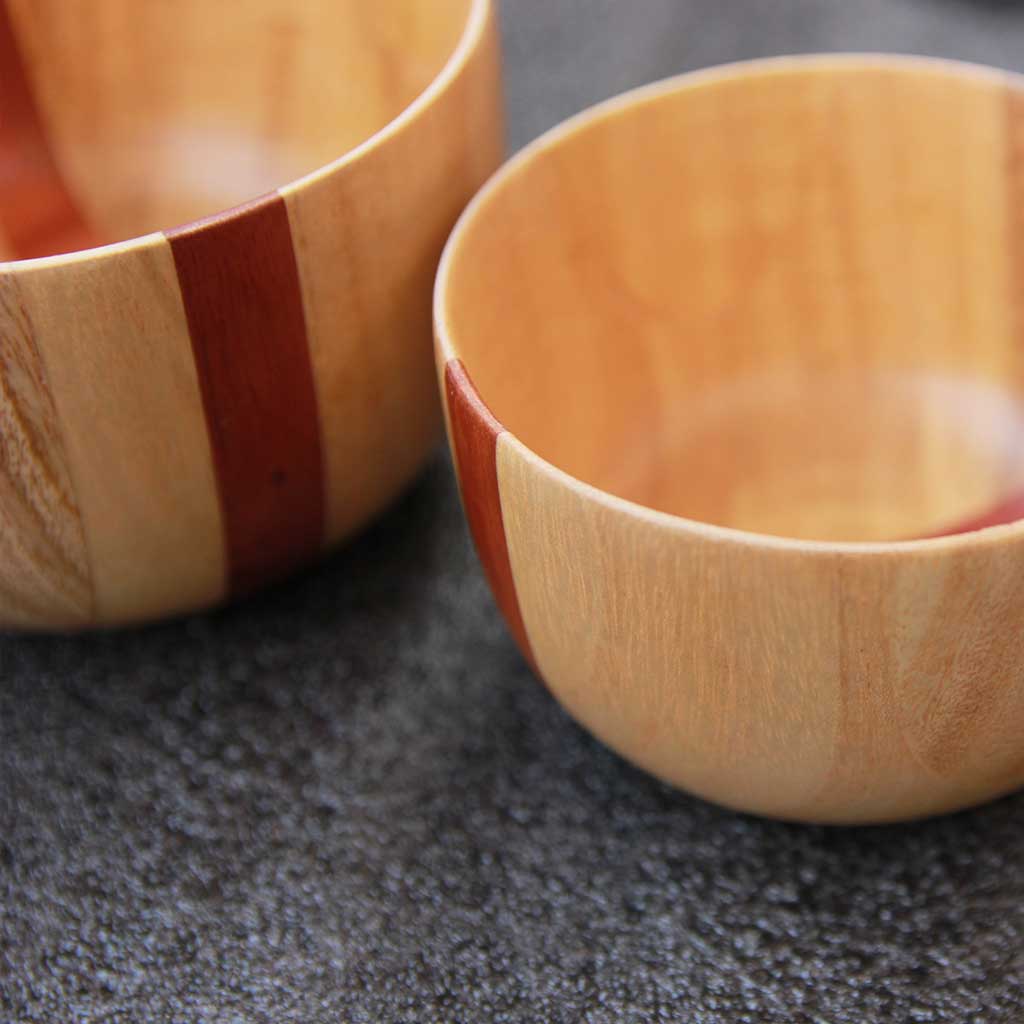 Bowls handmade from wood | Wooden bowls - Set of 3 | Bowls Online - Image 9