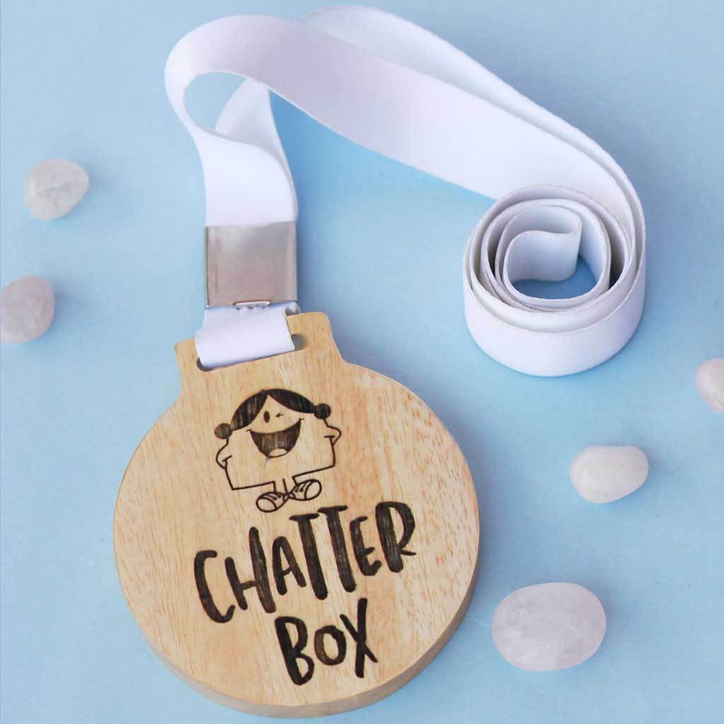Chatterbox Wooden Medal
