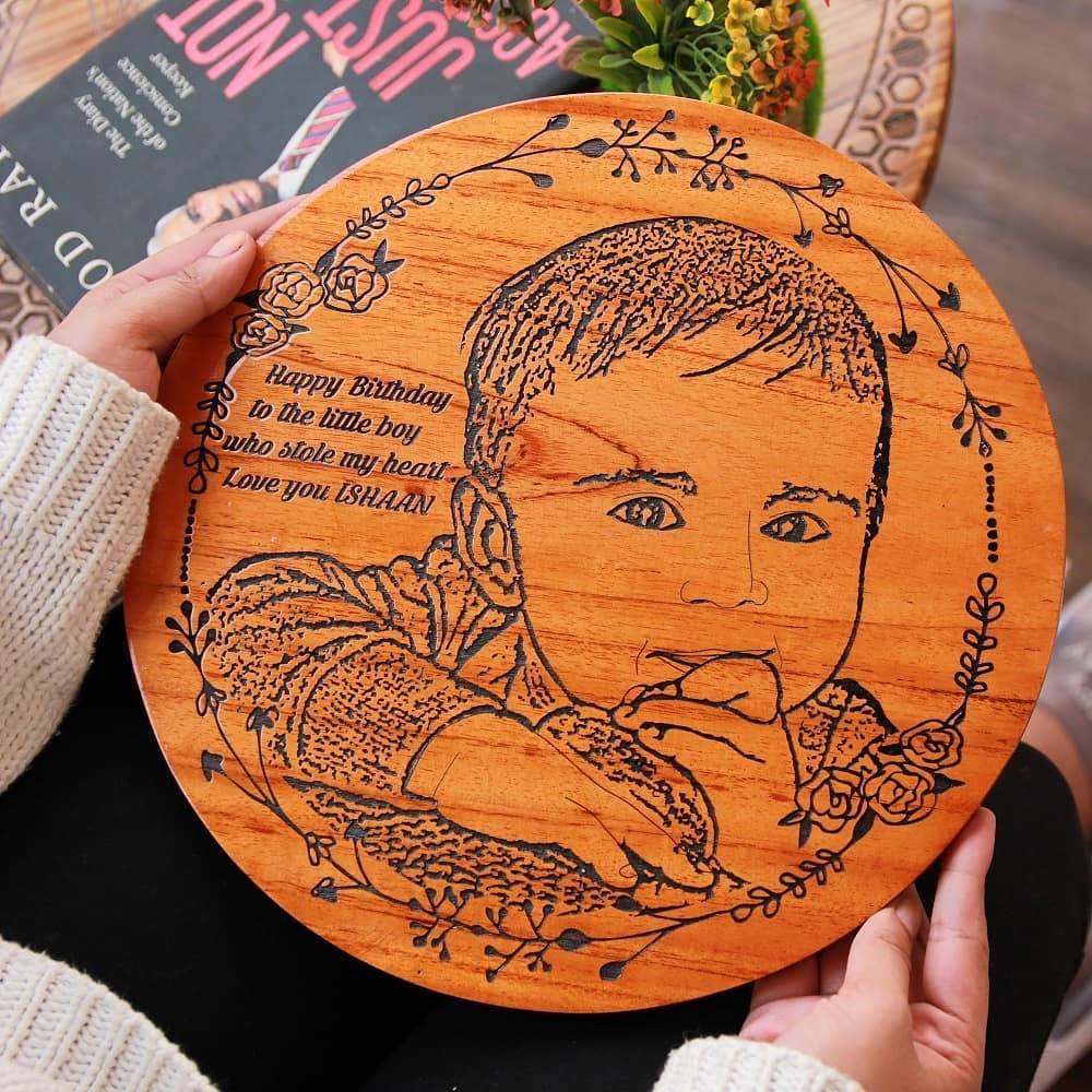 Circular Wooden Posters for Kids - Image 3
