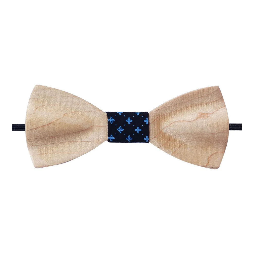 The Shah - White Wooden Bow Tie - Image 5