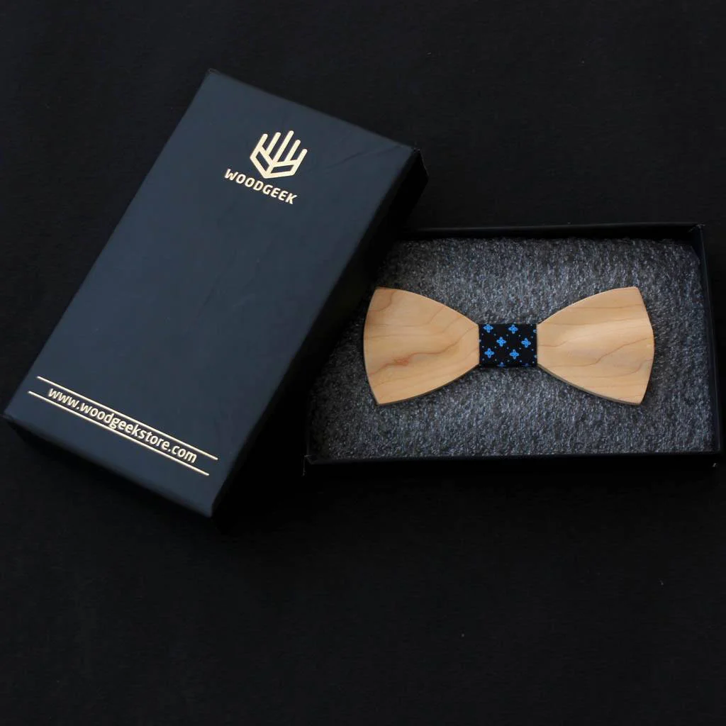 The Shah - White Wooden Bow Tie - Image 6