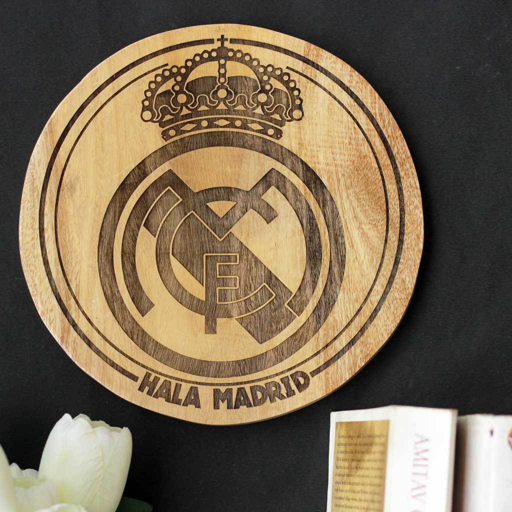 Personalized Club Logo Carved Wooden Poster - Image 11