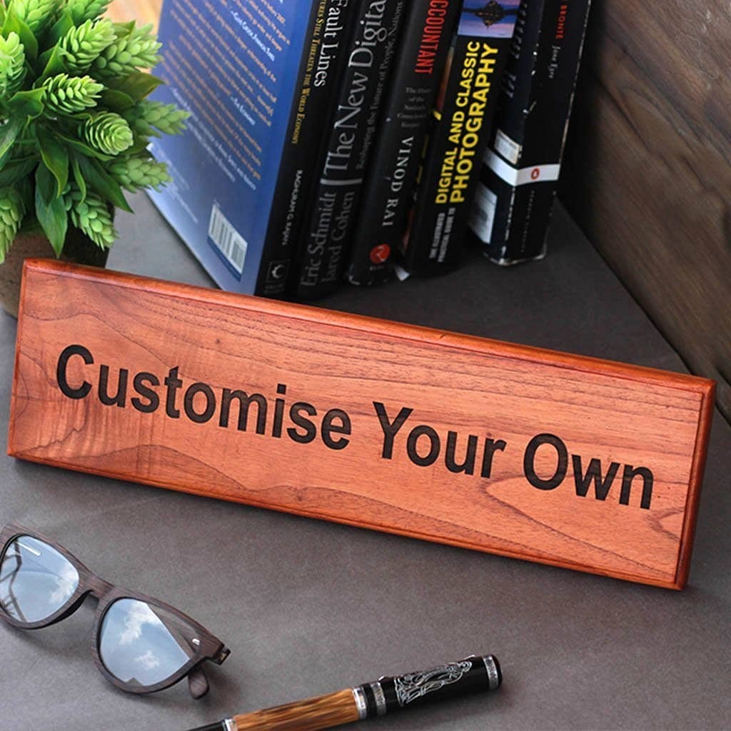 Cover Up King - Funny Wooden Nameplate For Friends - Image 2