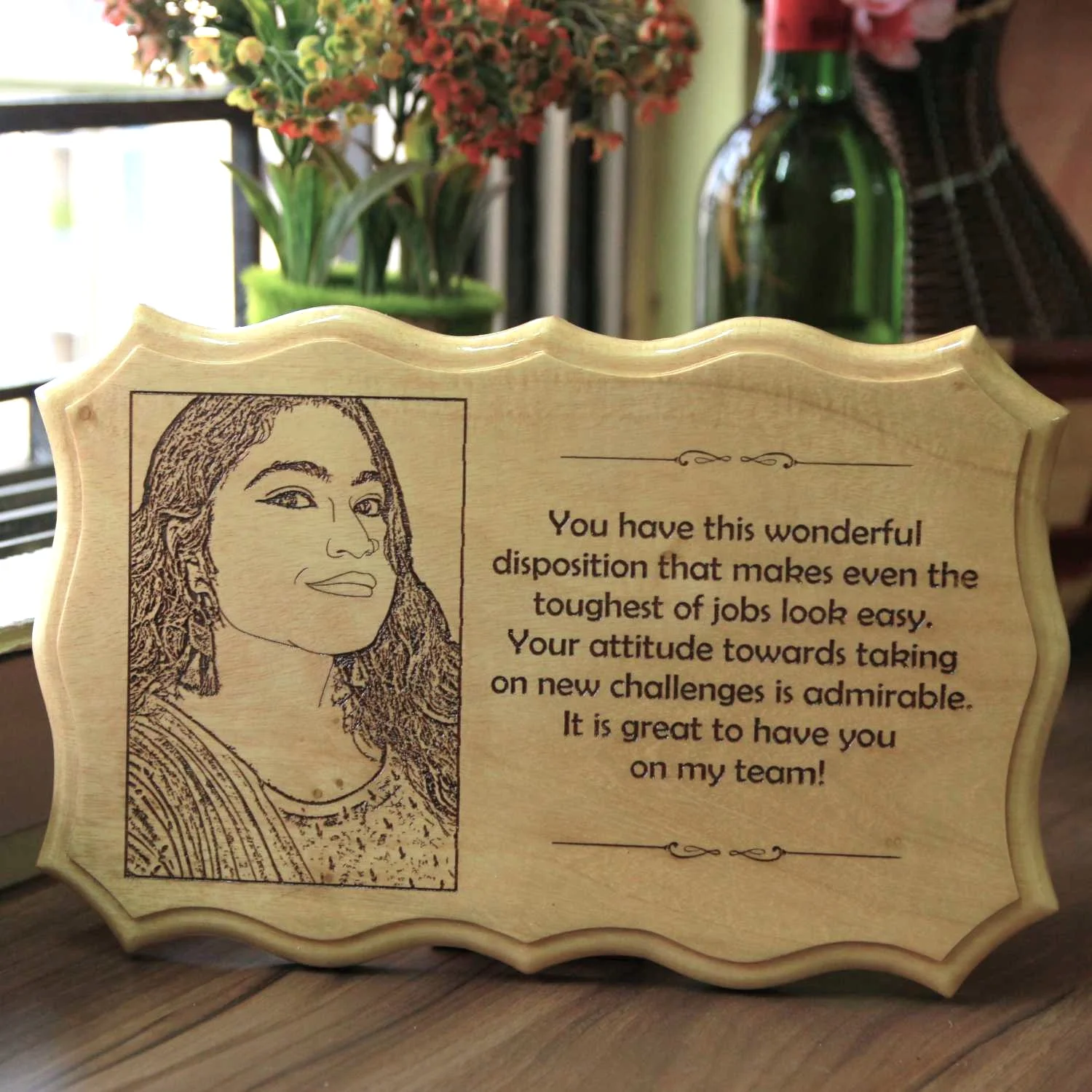 Custom Employee Recognition & Leadership Award Plaque - Image 4