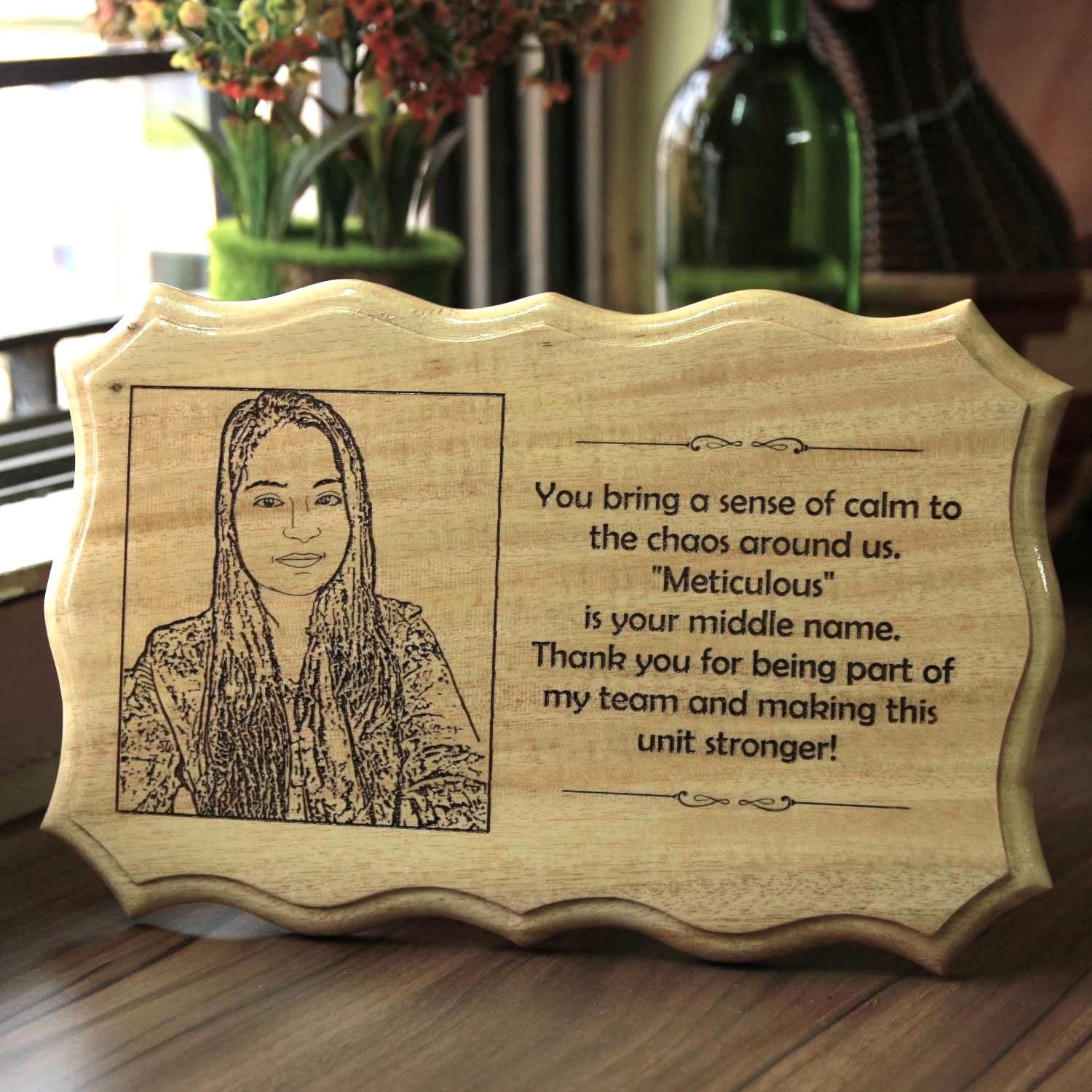 Custom Employee Recognition & Leadership Award Plaque - Image 6