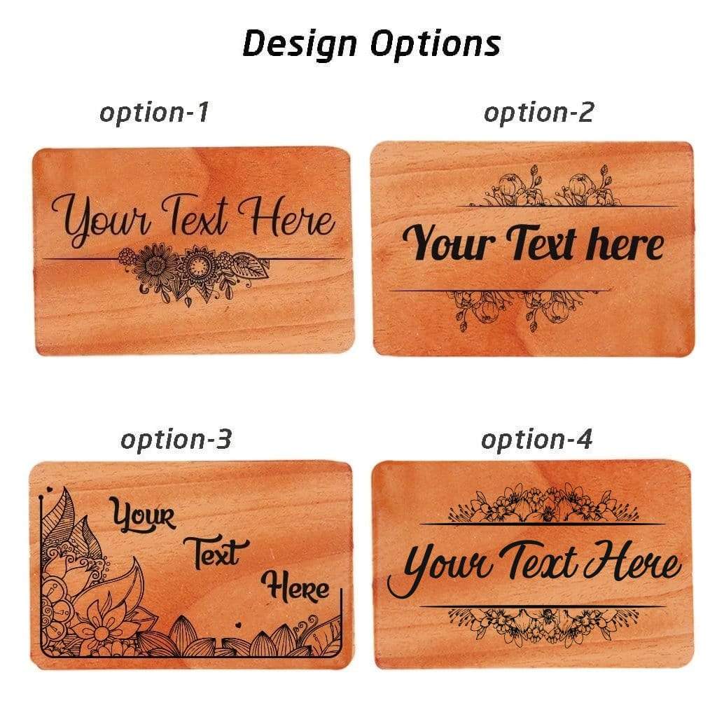 Custom Greeting Cards: Set Of Personalized Wooden Cards - Image 4