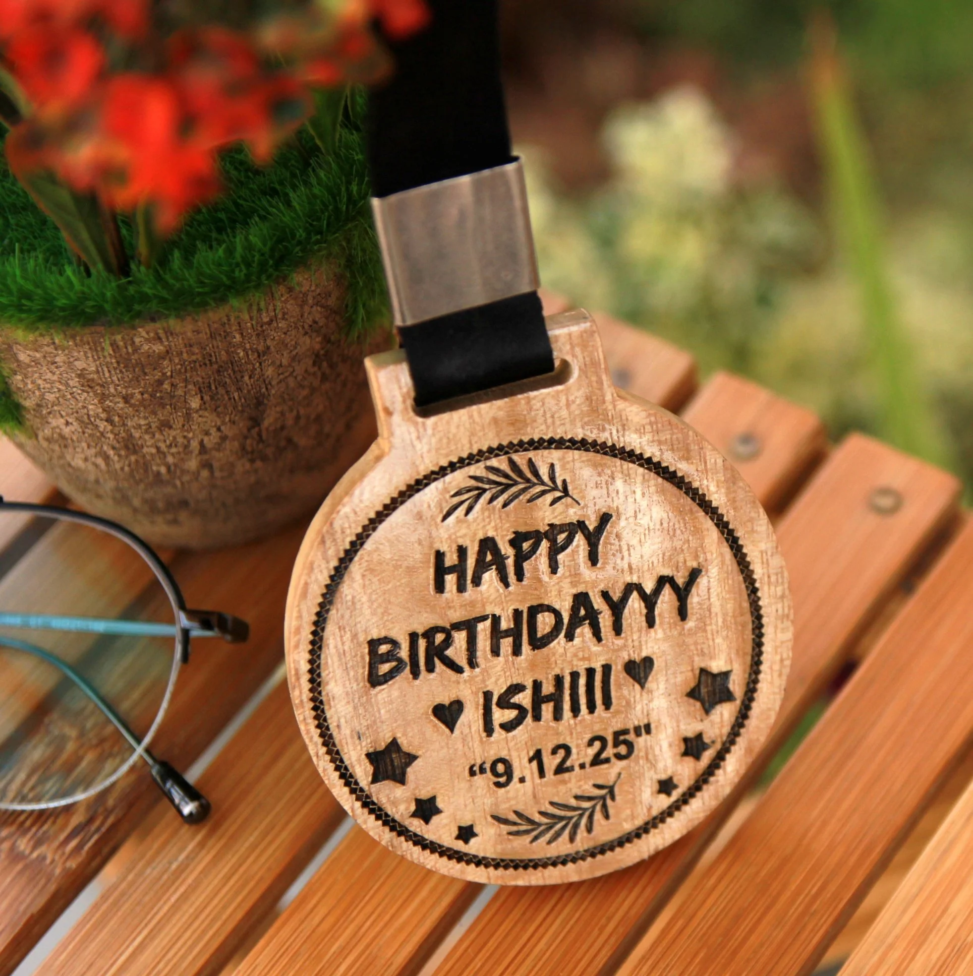 Custom Medals As Birthday Gifts For Her Customised With A Birthday Message