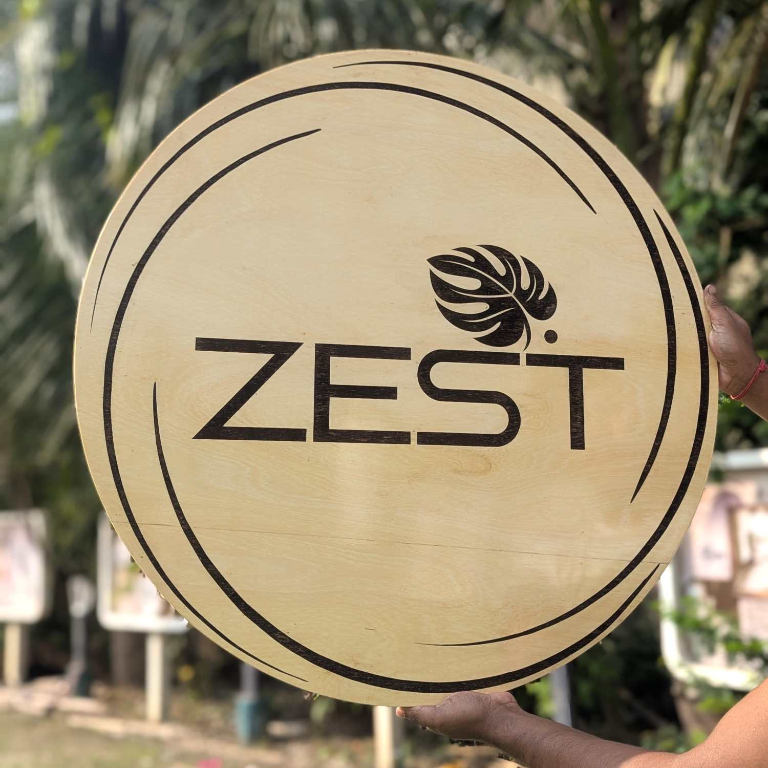 Logo Engraved Wooden Frame for Office - Image 13