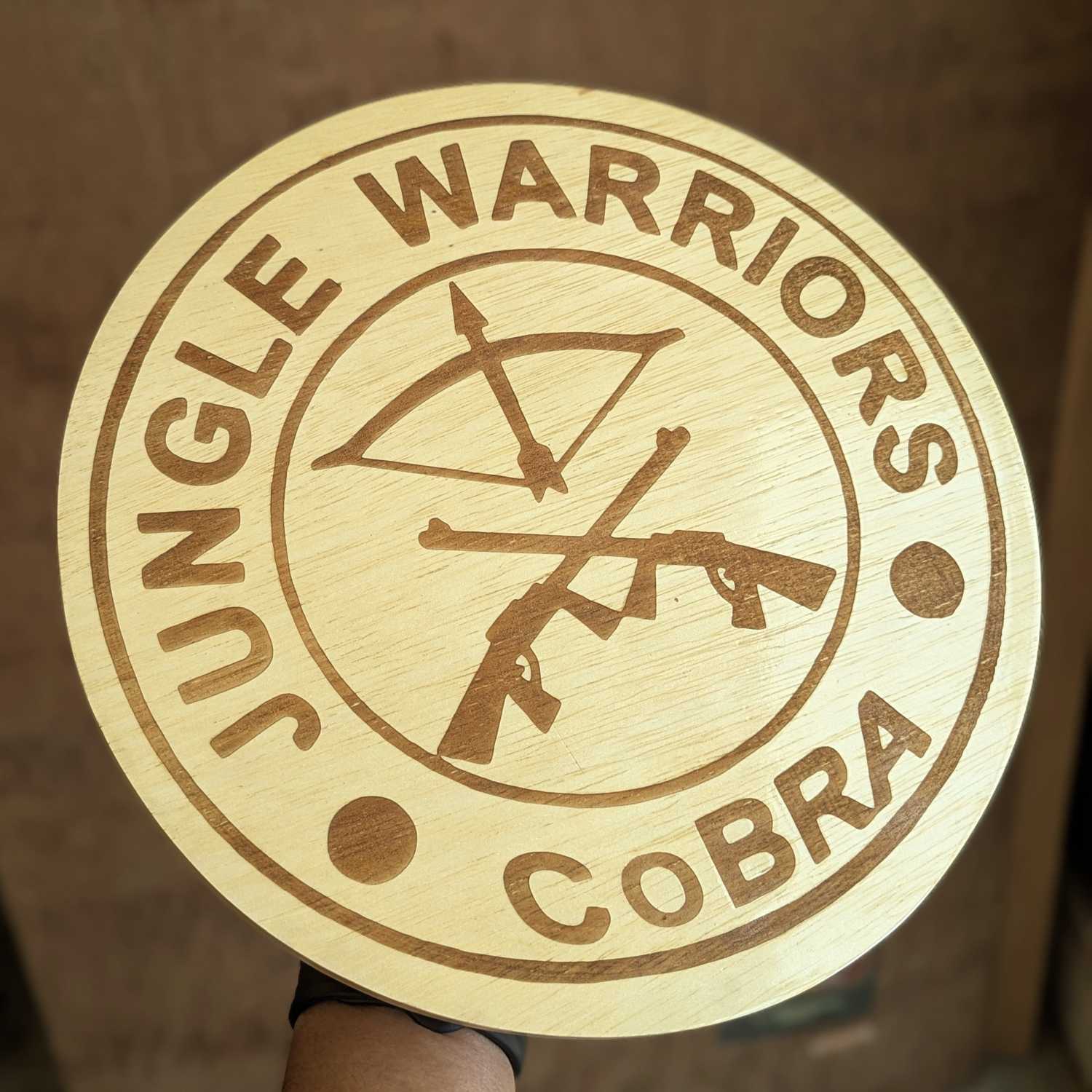 Logo Engraved Wooden Frame for Office - Image 8