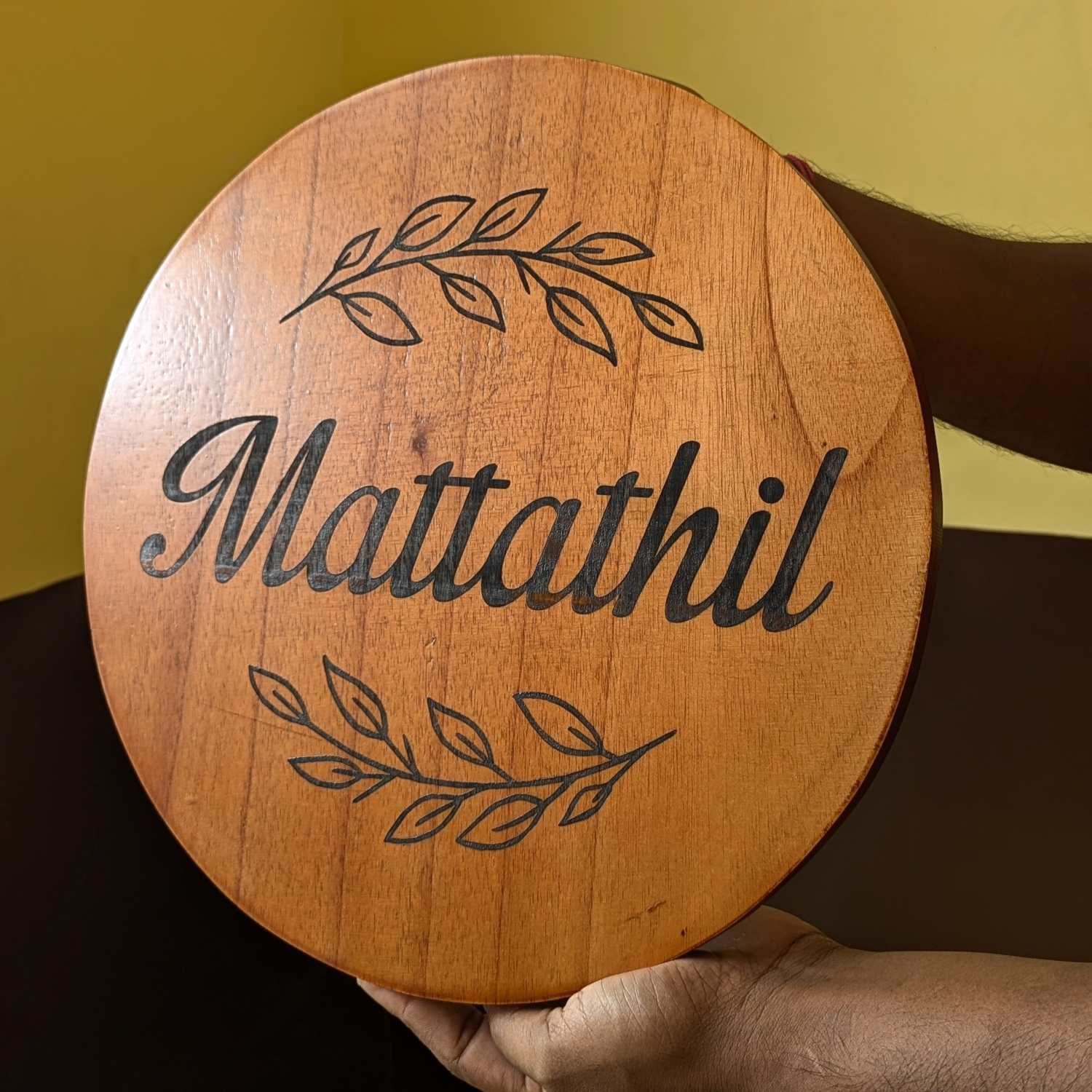 Logo Engraved Wooden Frame for Office - Image 12