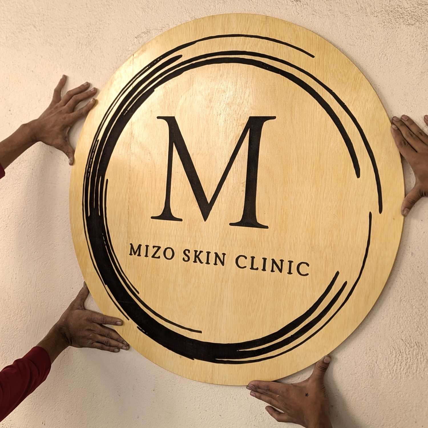 Logo Engraved Wooden Frame for Office - Image 7