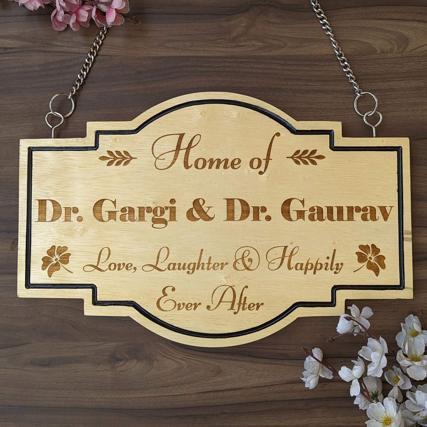 Customize Your Own Hanging Wooden Sign - Image 11