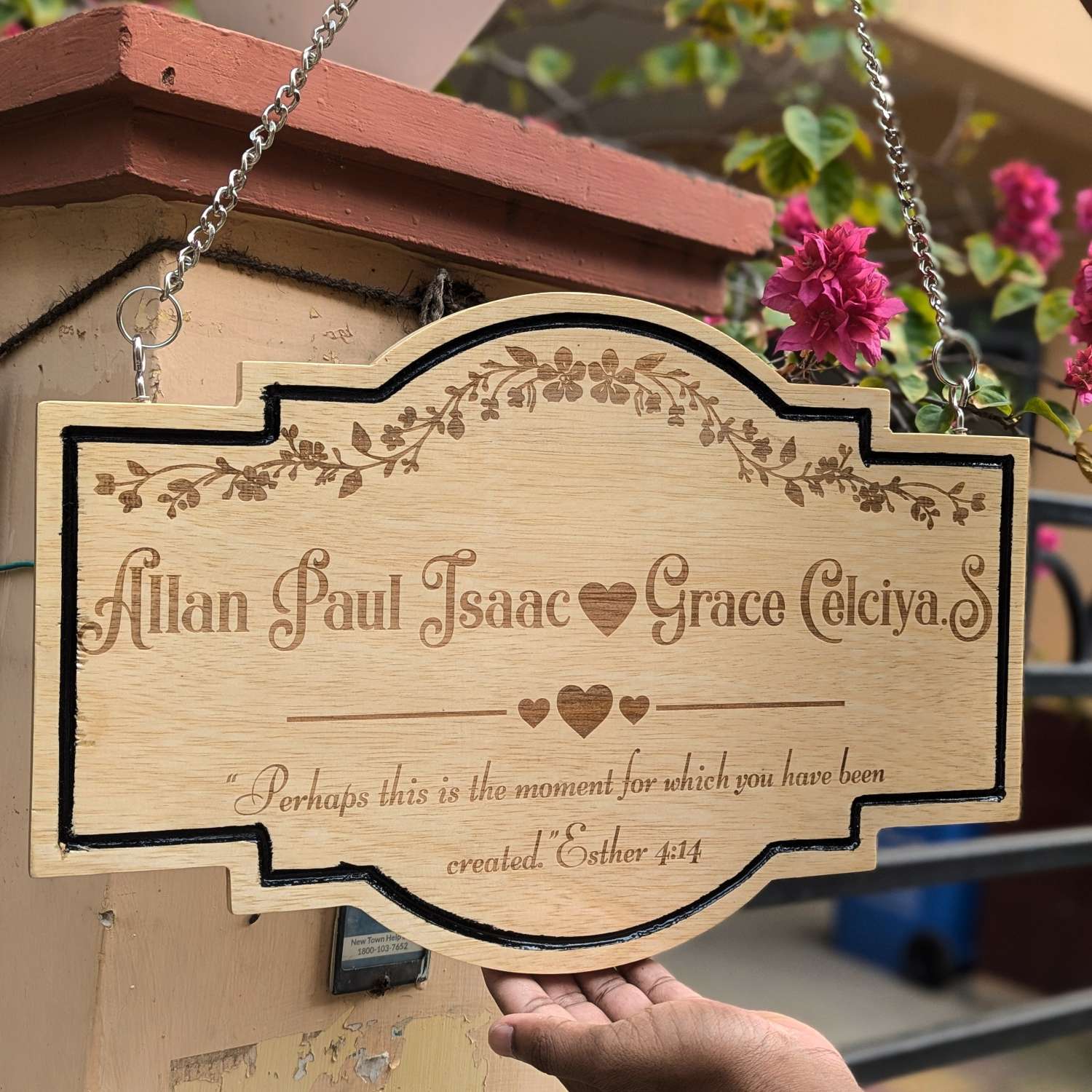Customize Your Own Hanging Wooden Sign - Image 17