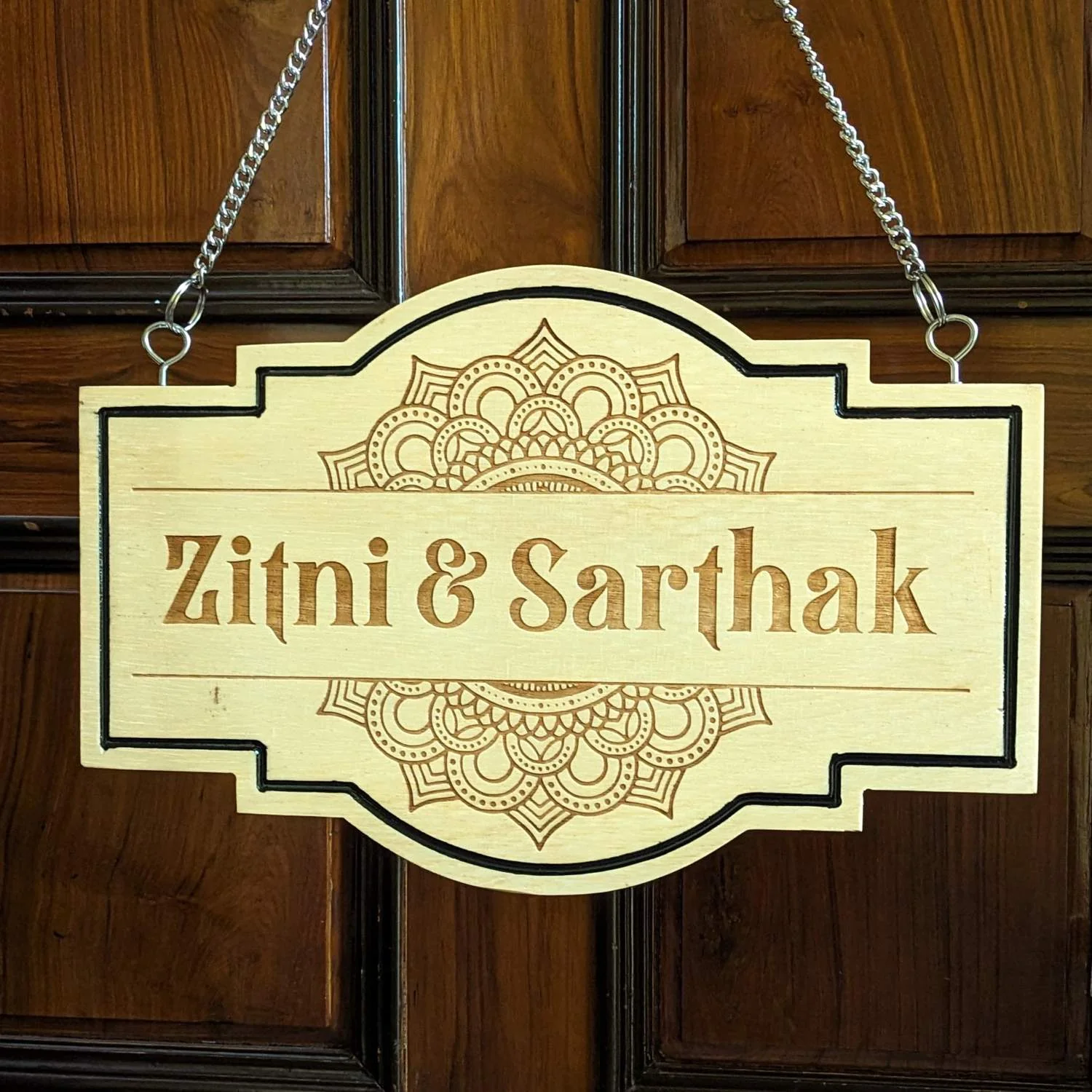 Customize Your Own Hanging Wooden Sign - Image 3