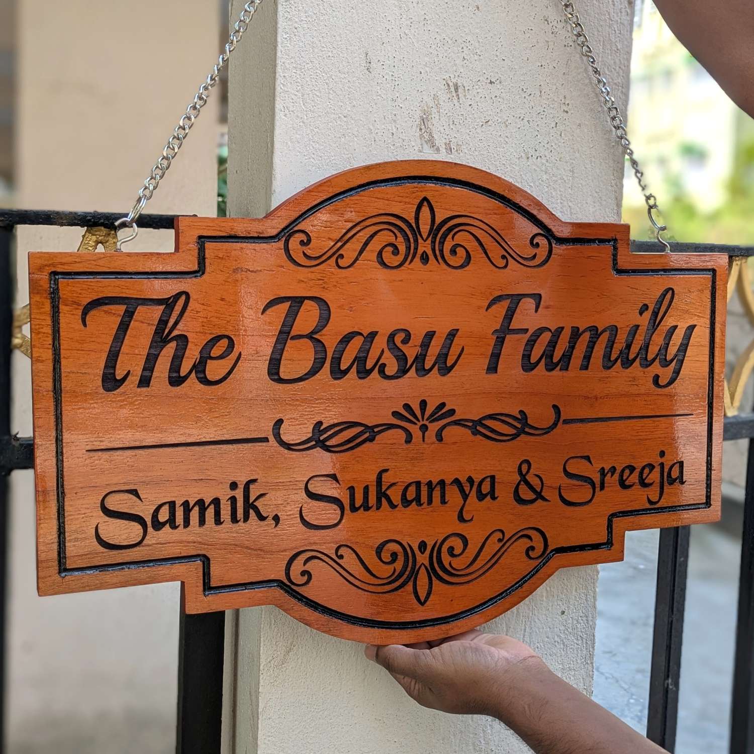 Customize Your Own Hanging Wooden Sign - Image 6