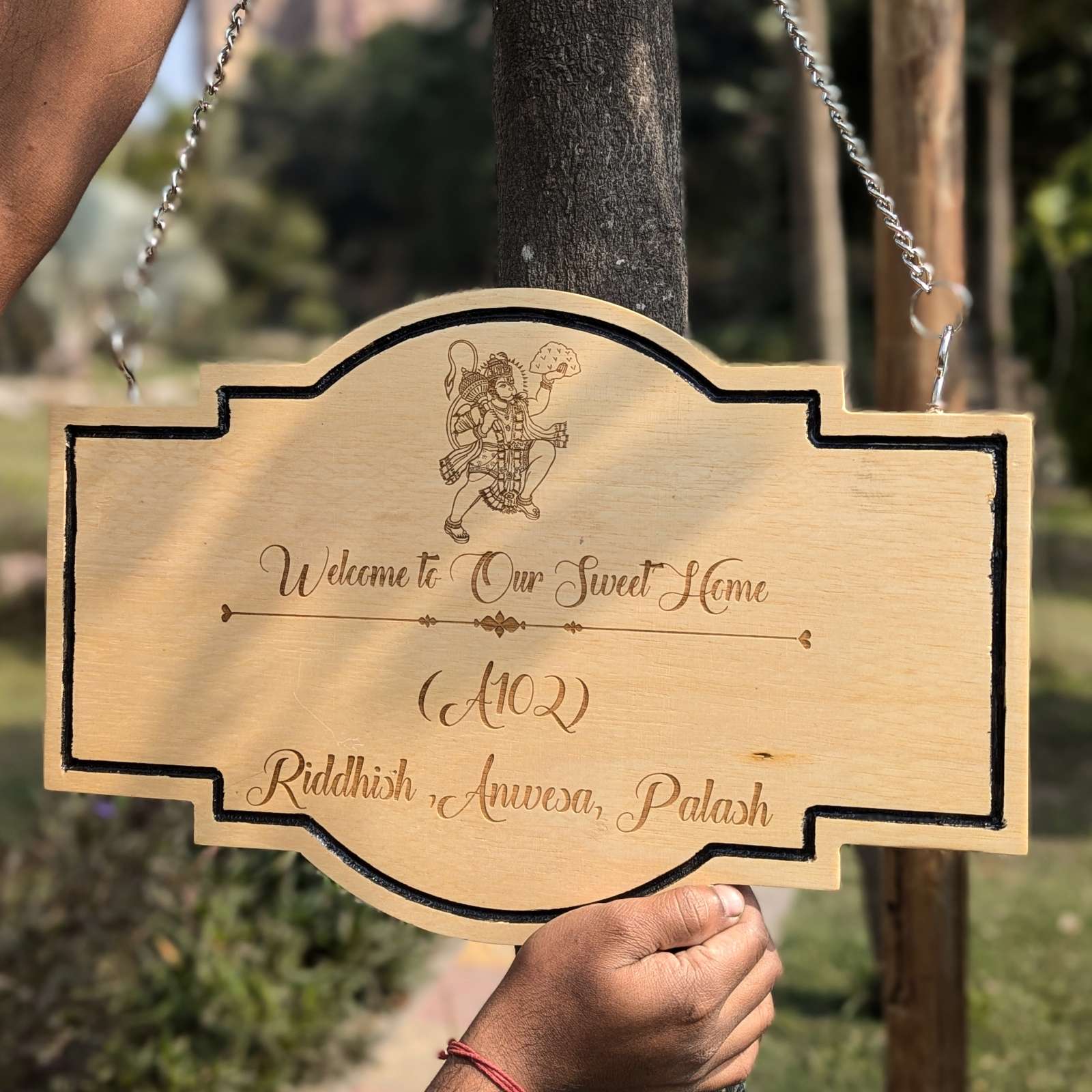 Customize Your Own Hanging Wooden Sign - Image 7
