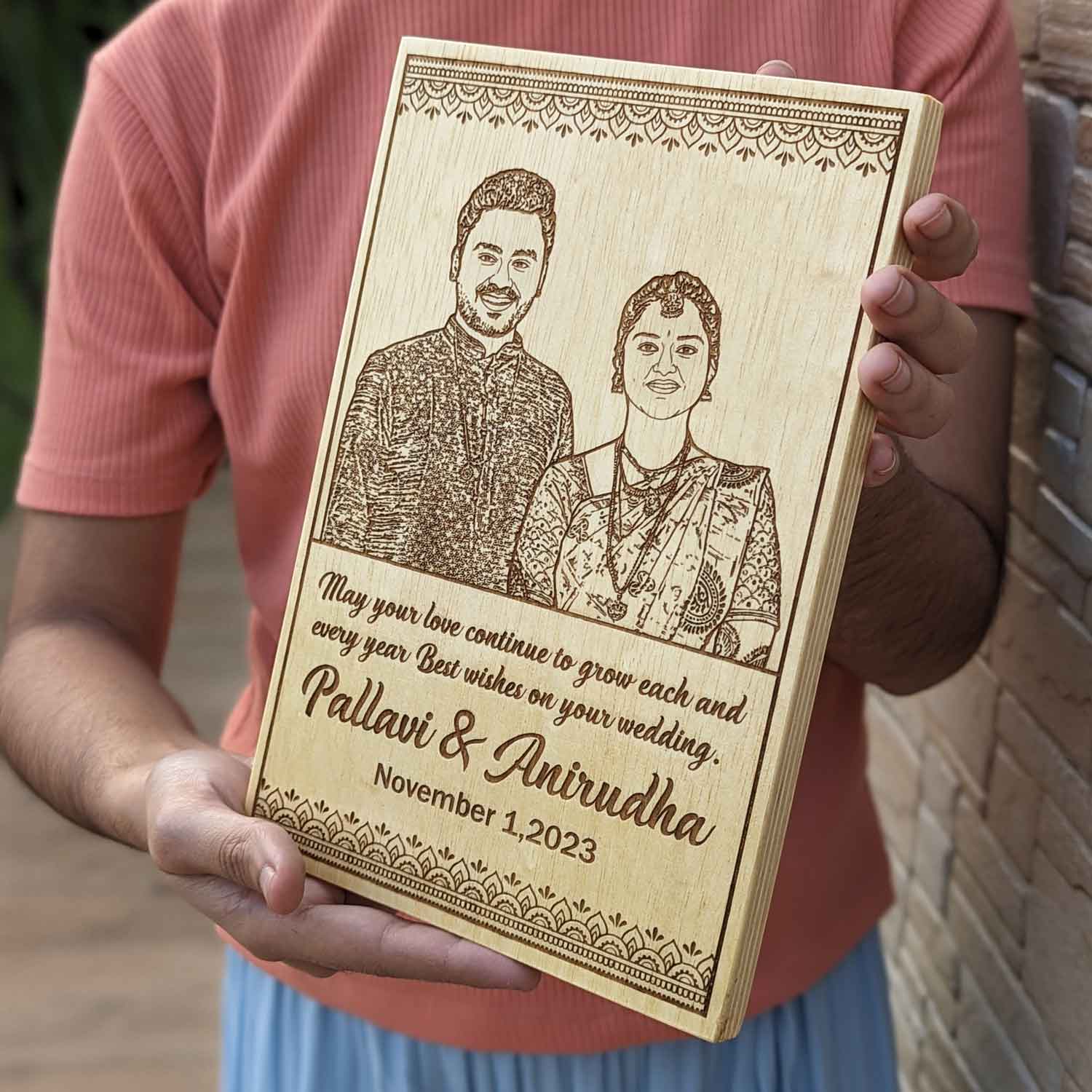 Customize Your Own Rectangular Wooden Poster - Image 3