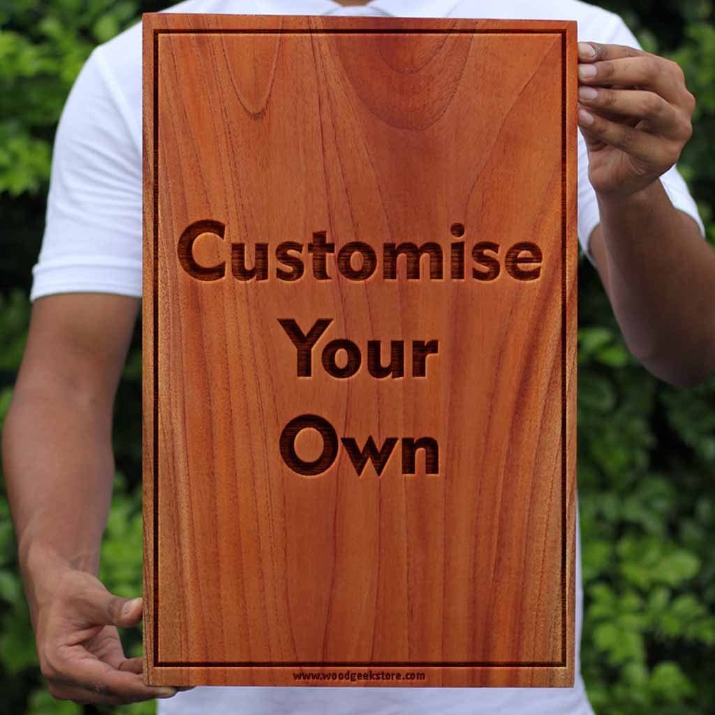 Customize Your Own Rectangular Wooden Poster - Image 7