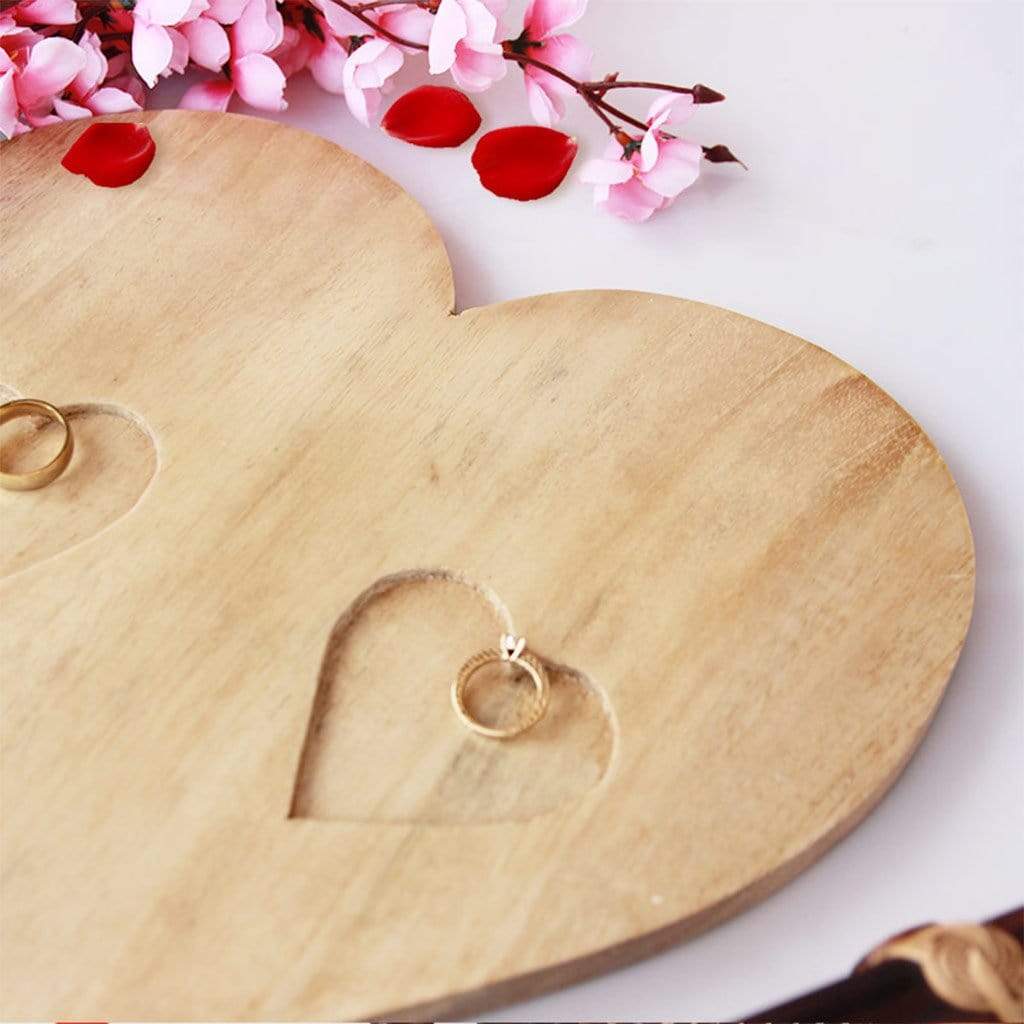 Customize Your Own Wooden Heart Ring Holder - Image 3
