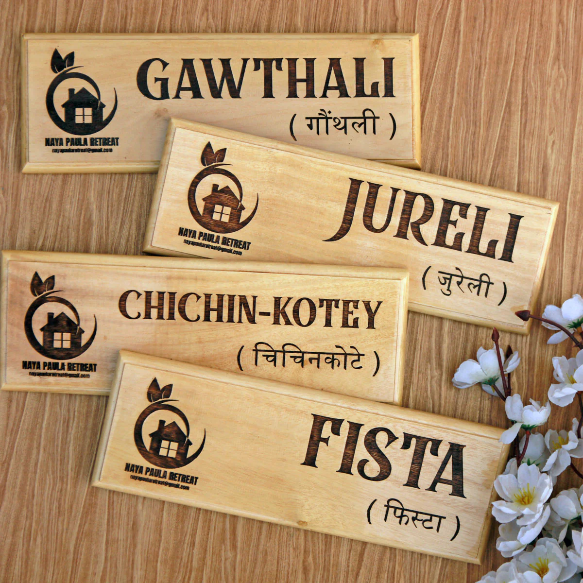 Customize Your Own Wooden Desk Nameplate - Image 13