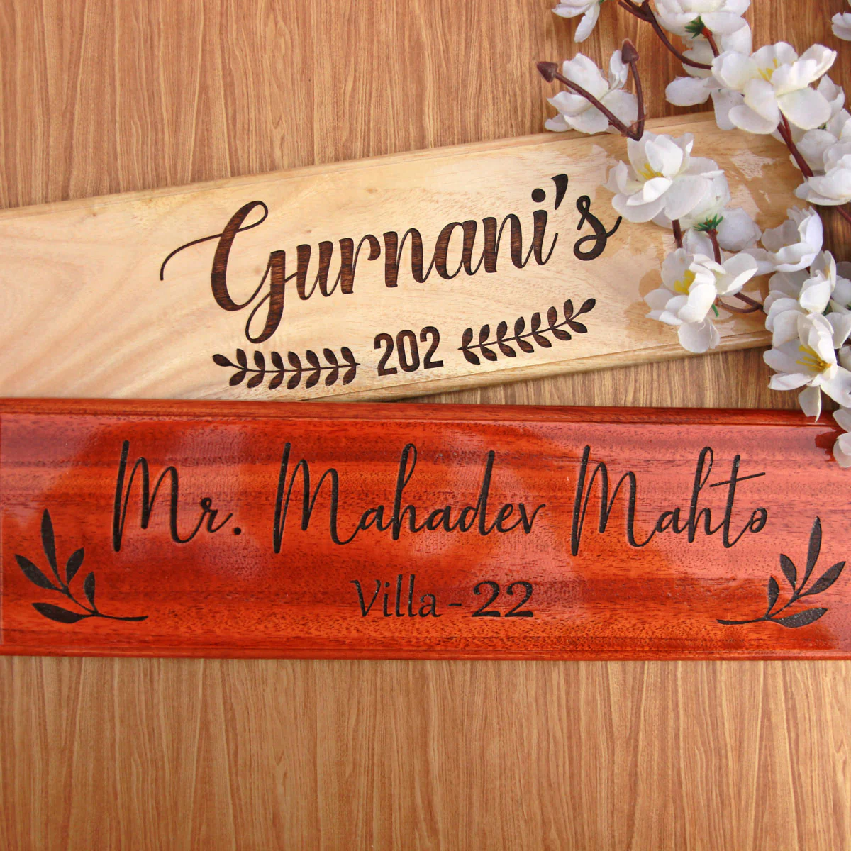 Customize Your Own Wooden Desk Nameplate - Image 16