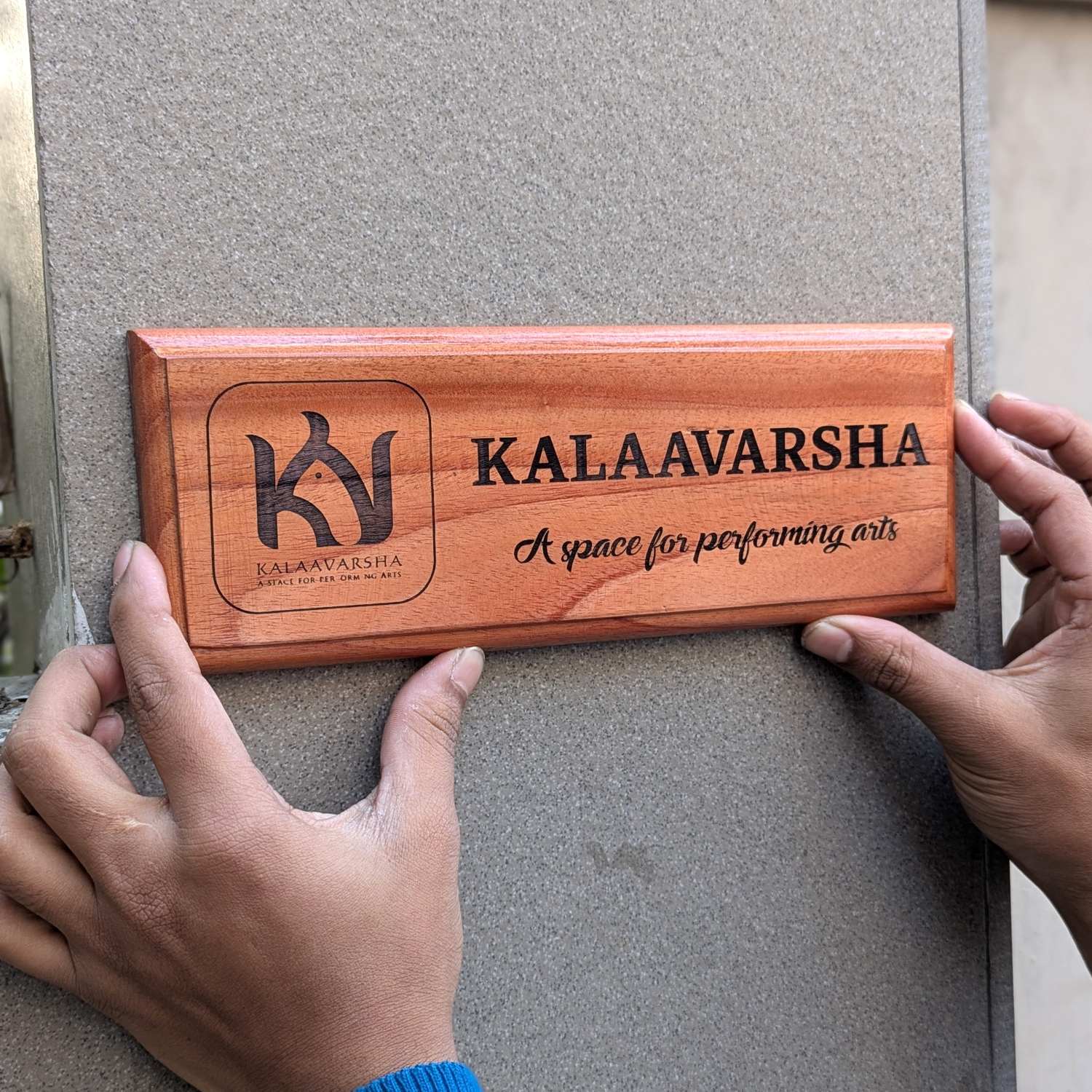 Customize Your Own Wooden Desk Nameplate - Image 3