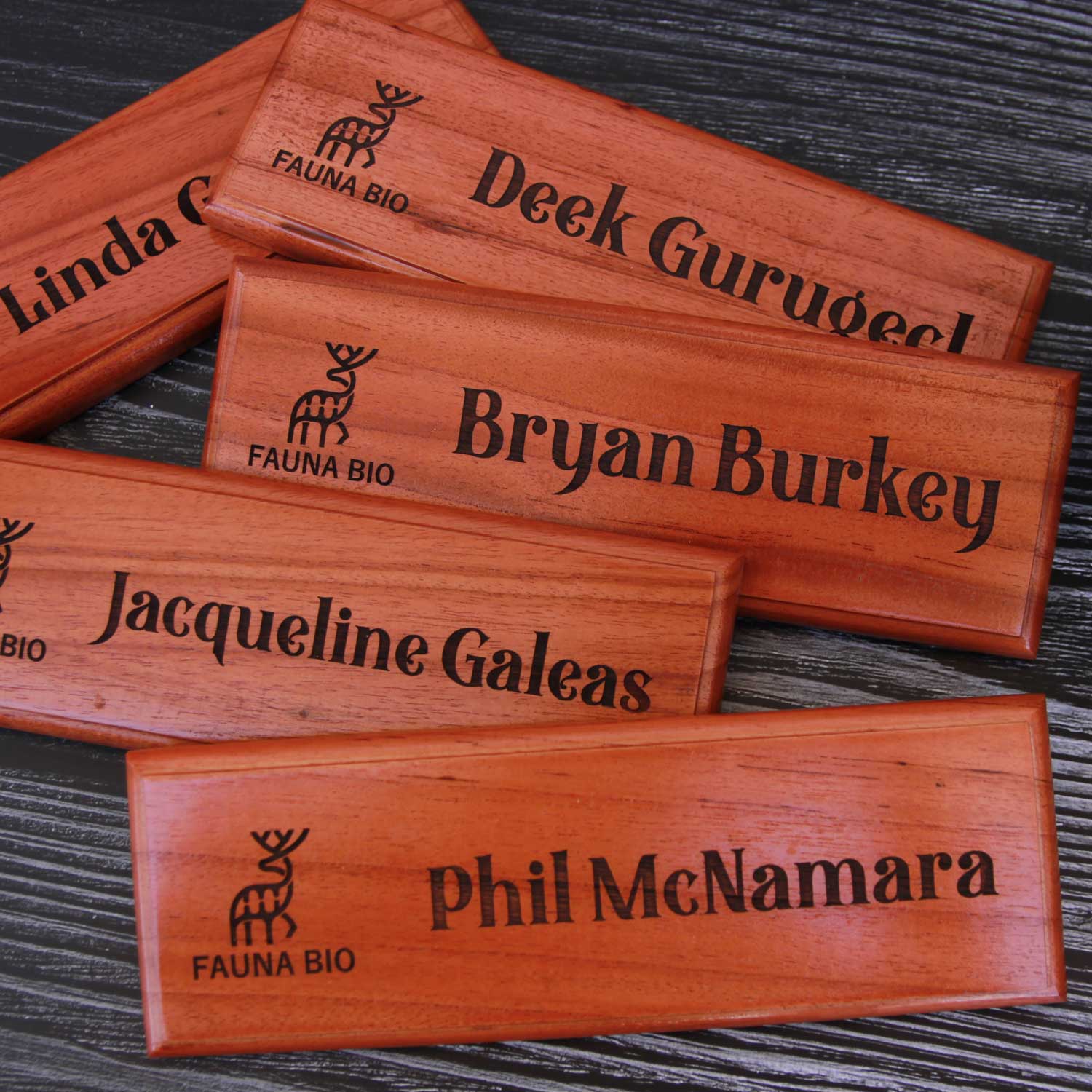 Customize Your Own Wooden Desk Nameplate - Image 5
