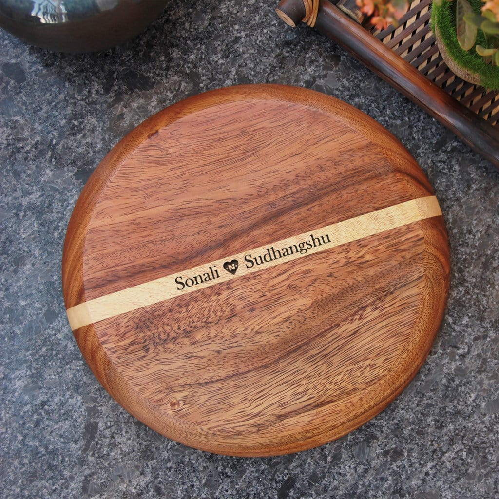 Dinner plate set | Handmade Wooden Plates - Image 3