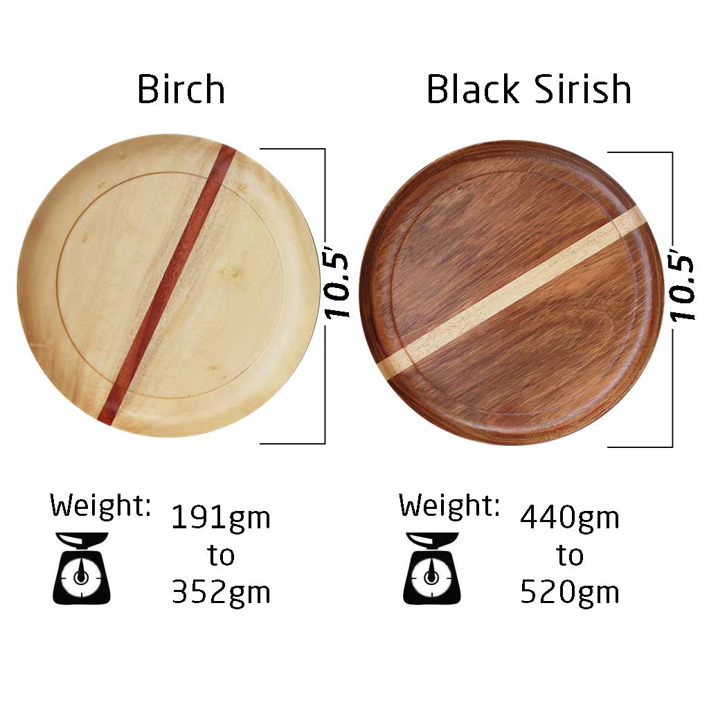 Dinner plate set | Handmade Wooden Plates - Image 4
