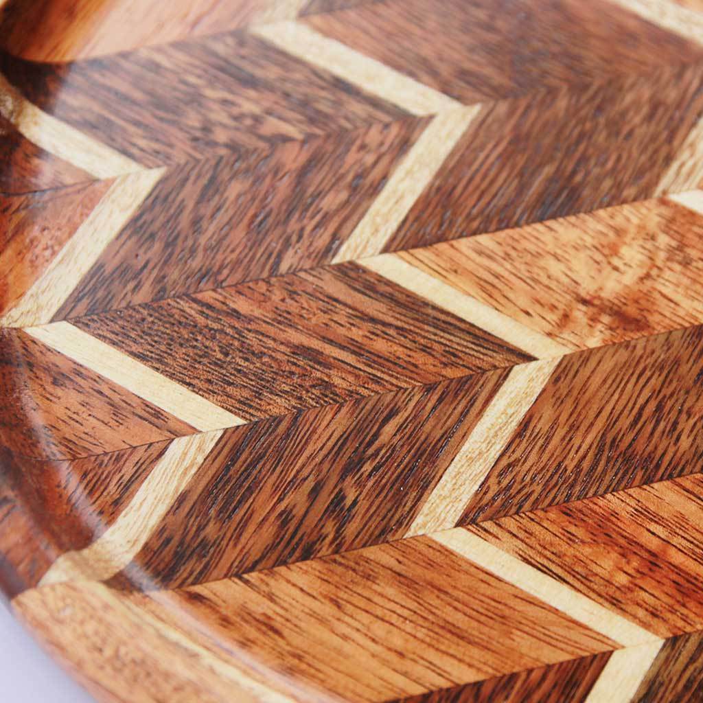 Diwali Mithai Wooden Round Tray - Image 5