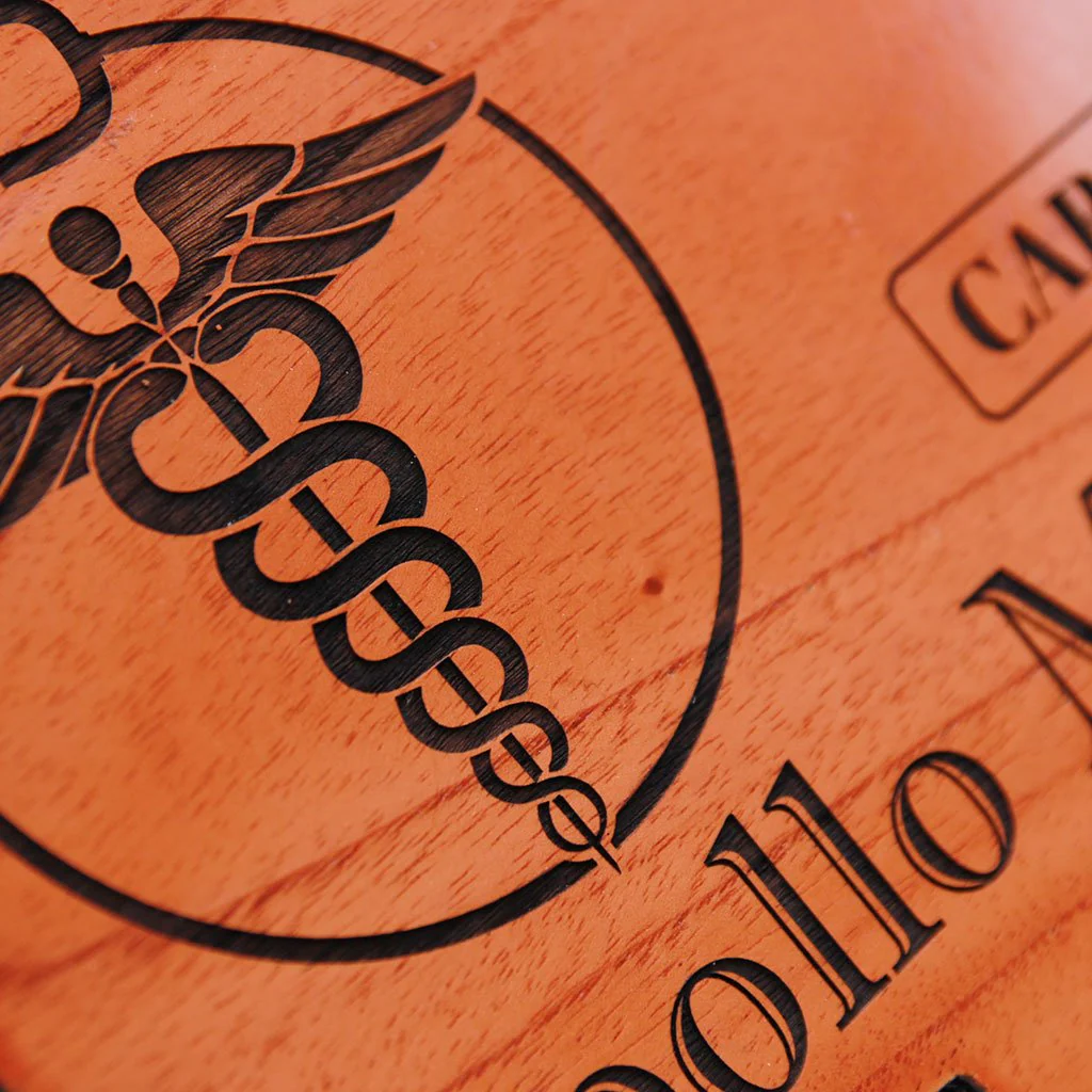 Doctor's Office Name Plate - Hanging Wooden Sign - Image 3