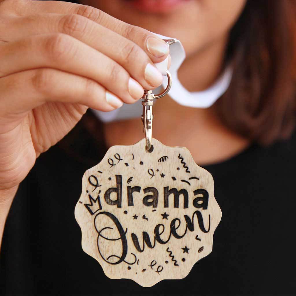 Drama Queen /King Wooden Medal - Image 2