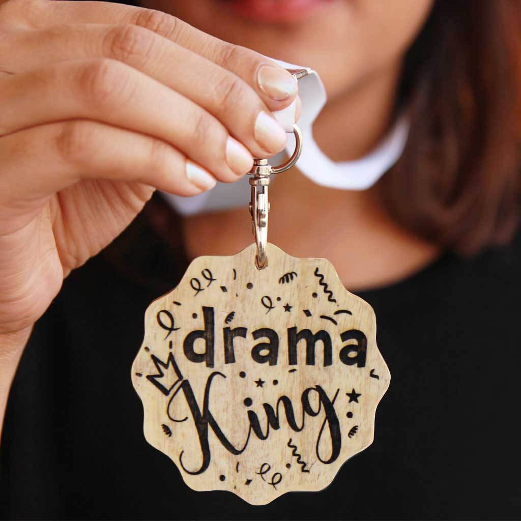 Drama Queen /King Wooden Medal - Image 4
