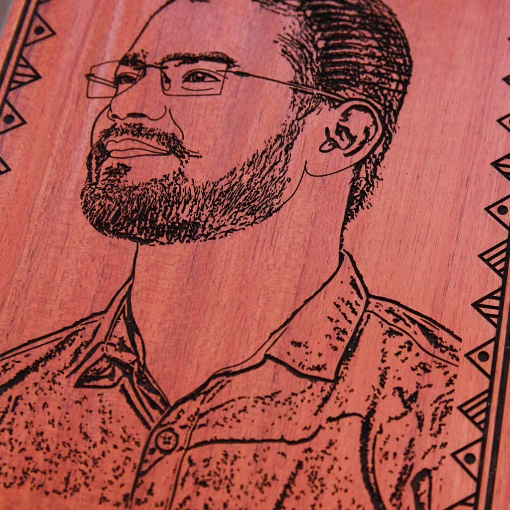 Farewell Custom Engraved Wooden Frame - Image 3