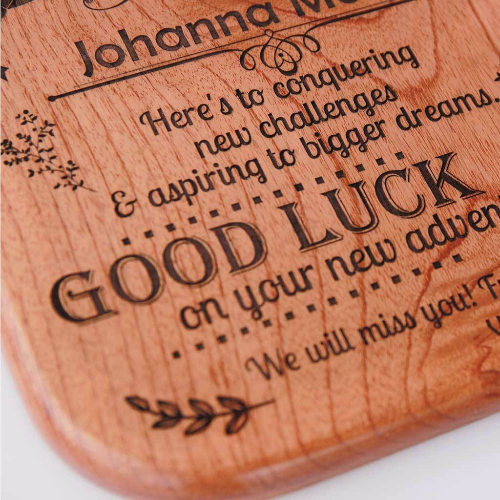 Farewell Wooden Award Plaque - Image 5