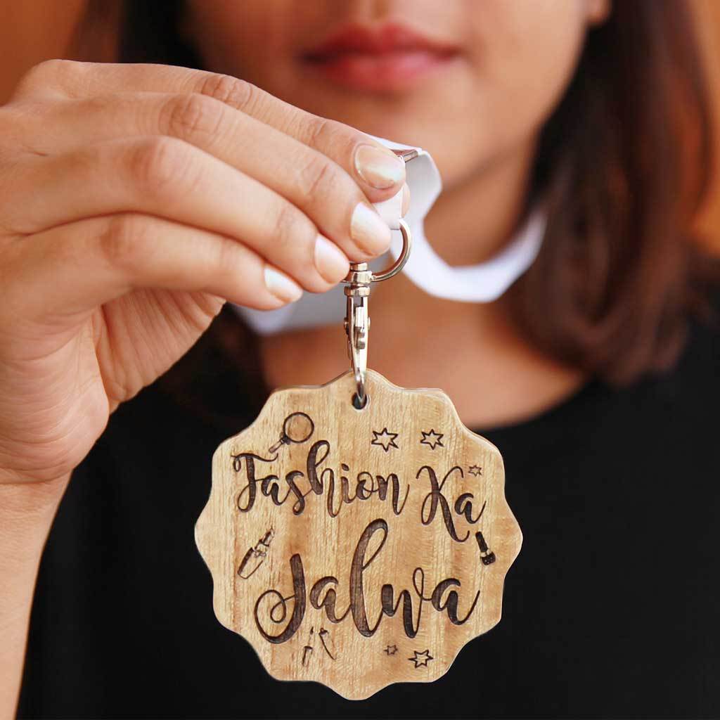 Fashion Ka Jalwa Wooden Medal - Image 2