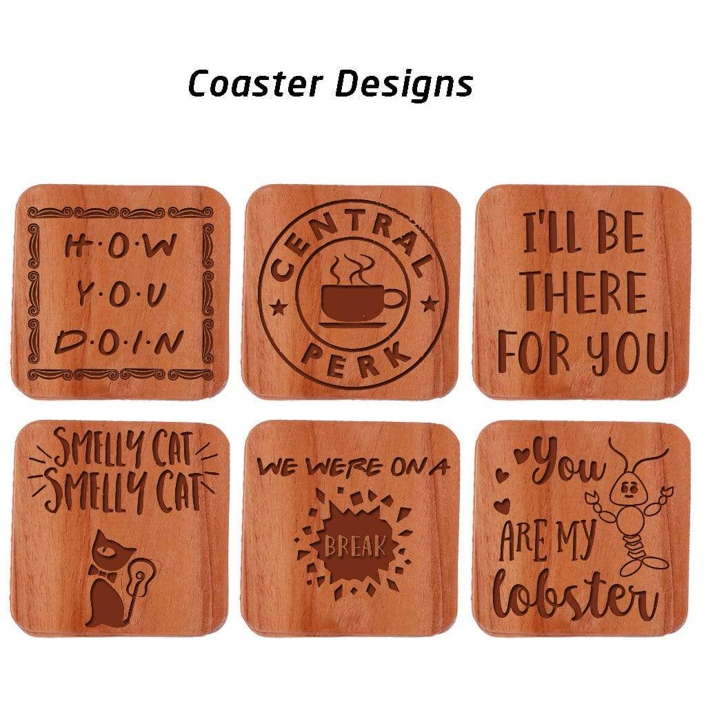 F.R.I.E.N.D.S Coasters - Wooden Coaster Set - Image 6