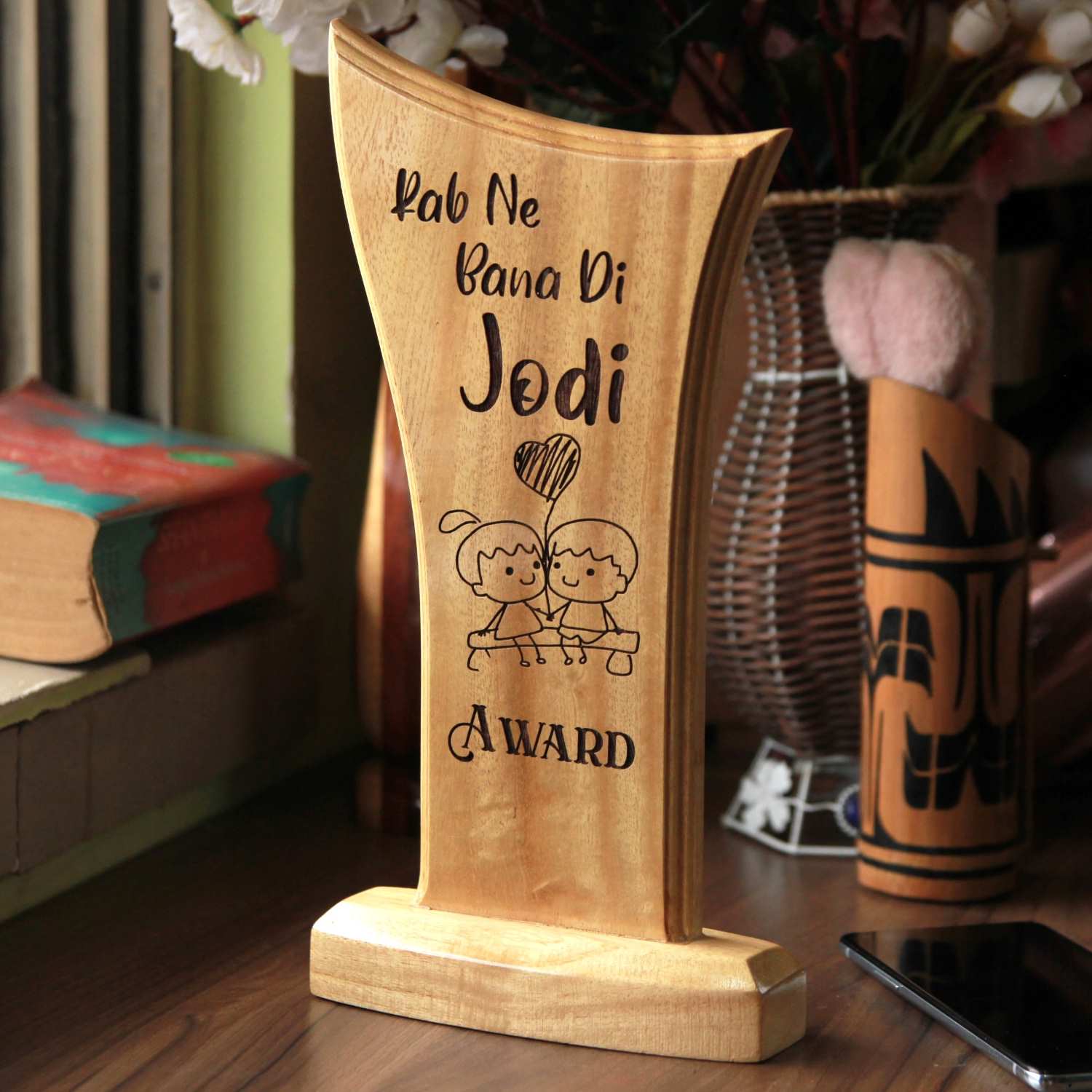 Funny Wooden Standee Award for Your Office Team | Customized Trophies - Image 10