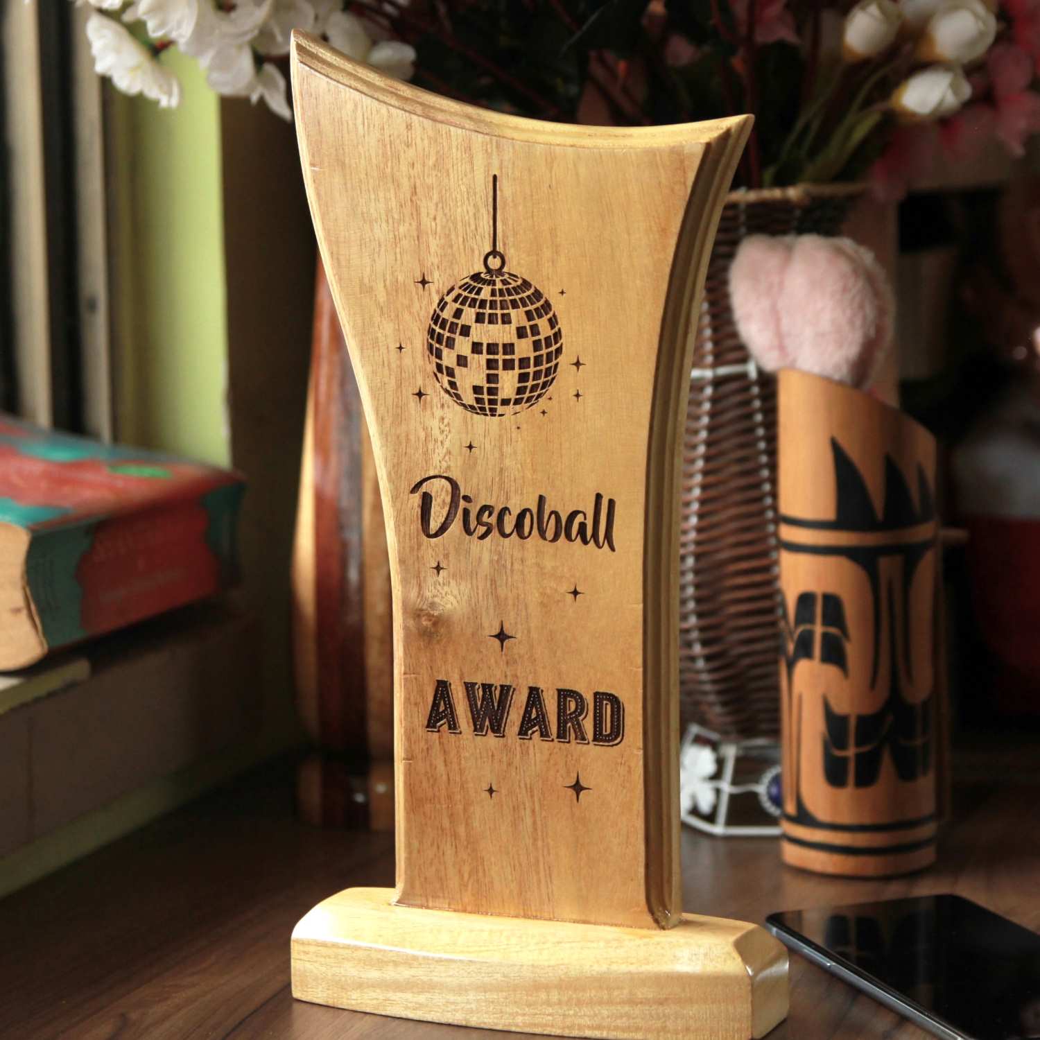 Funny Wooden Standee Award for Your Office Team | Customized Trophies - Image 5