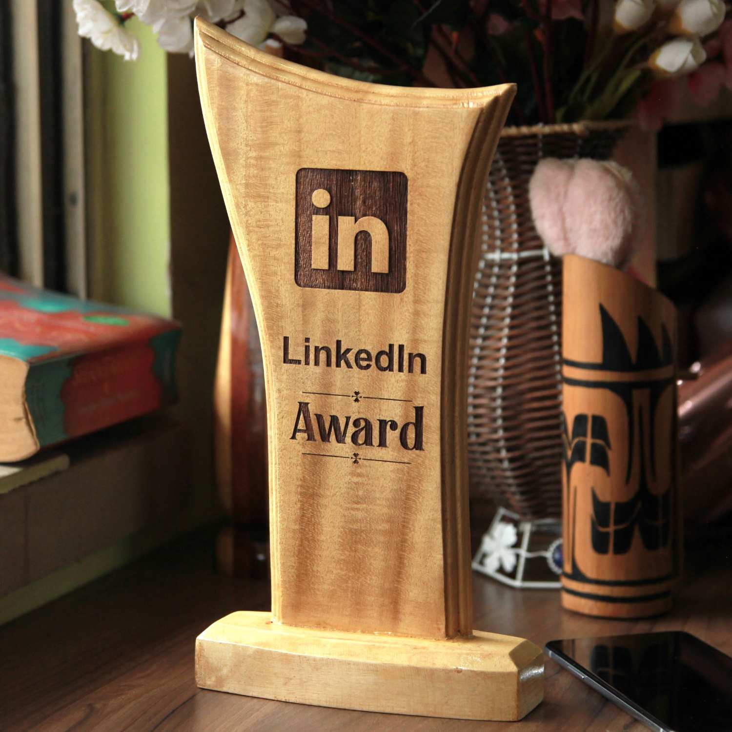 Funny Wooden Standee Award for Your Office Team | Customized Trophies - Image 7